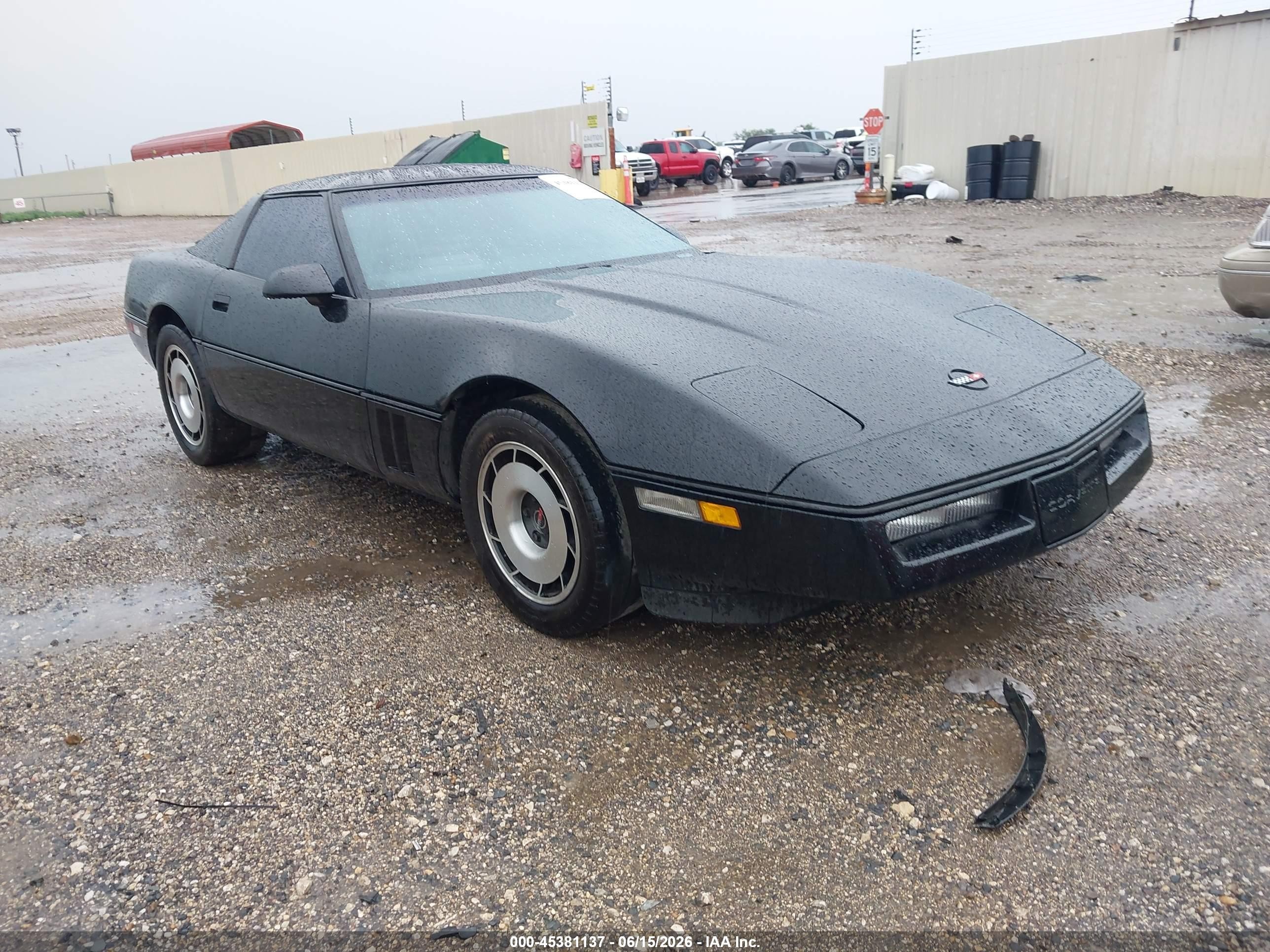 1985 Chevrolet Corvette   Black vin: 1G1YY078XF5123820