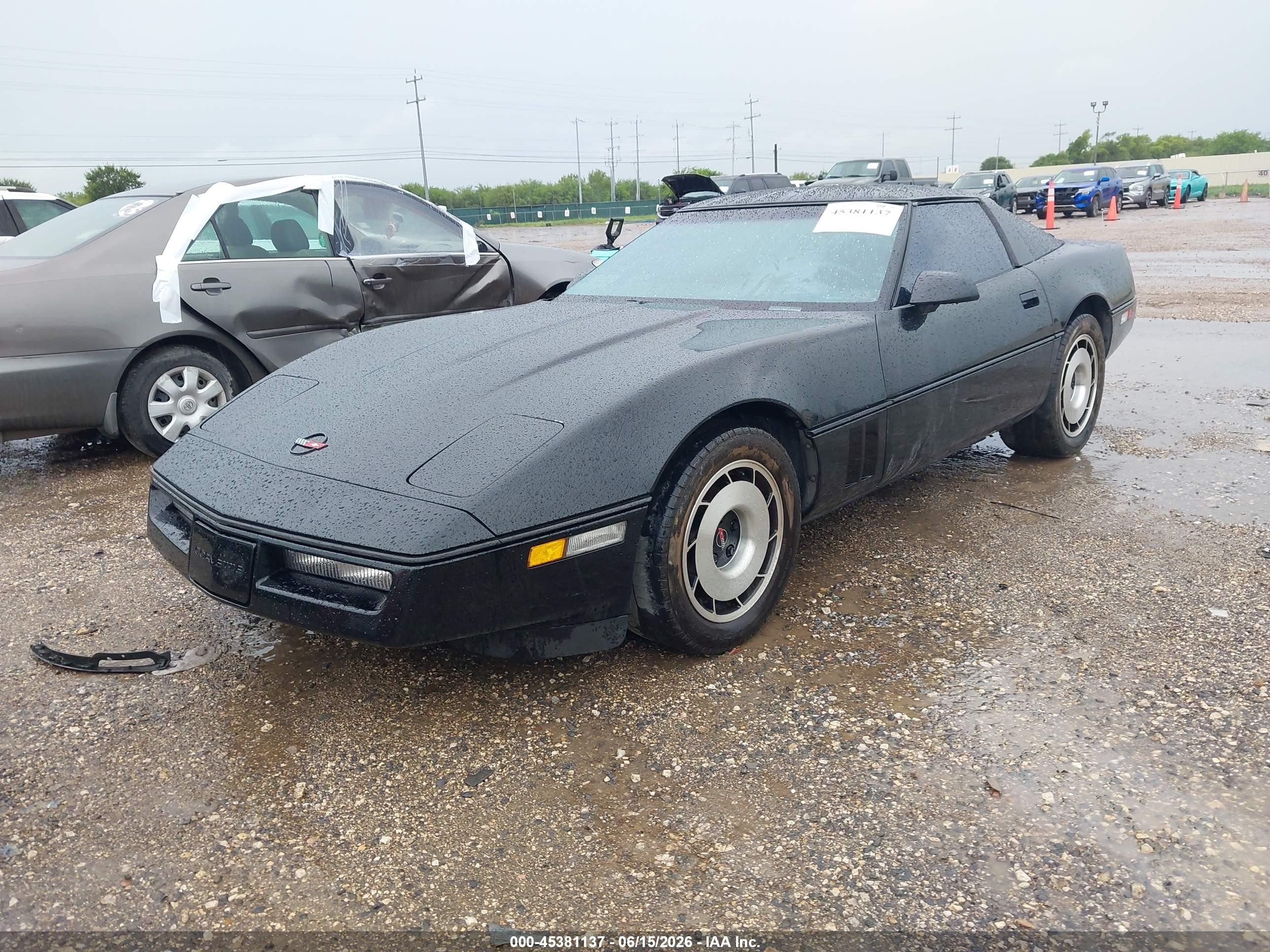 1985 Chevrolet Corvette   Black vin: 1G1YY078XF5123820