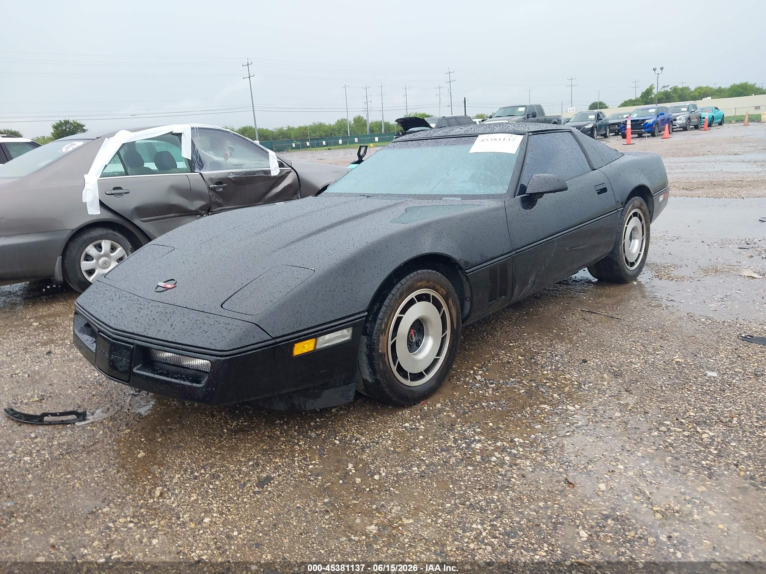 1985 Chevrolet Corvette   Black vin: 1G1YY078XF5123820