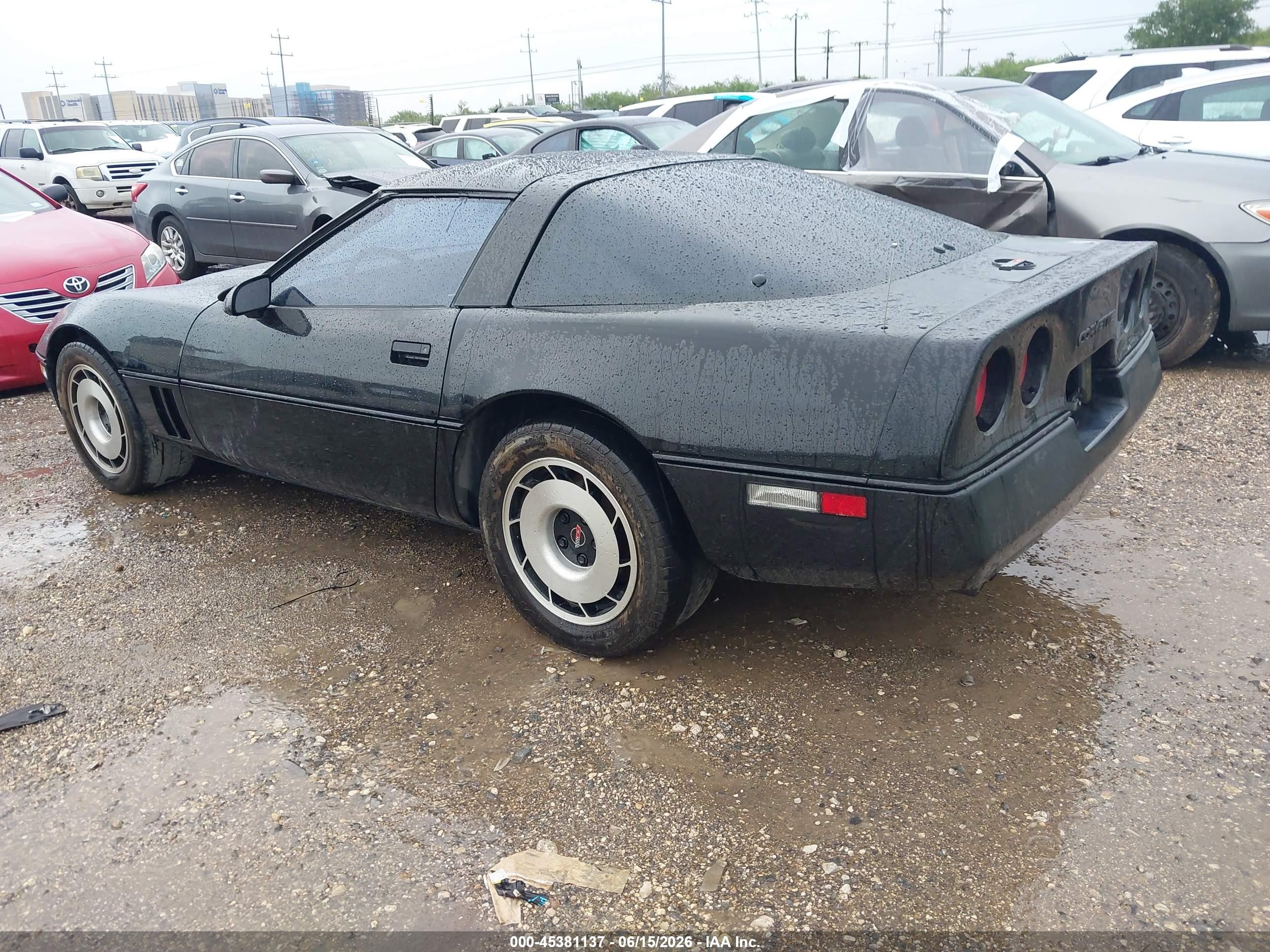 1985 Chevrolet Corvette   Black vin: 1G1YY078XF5123820