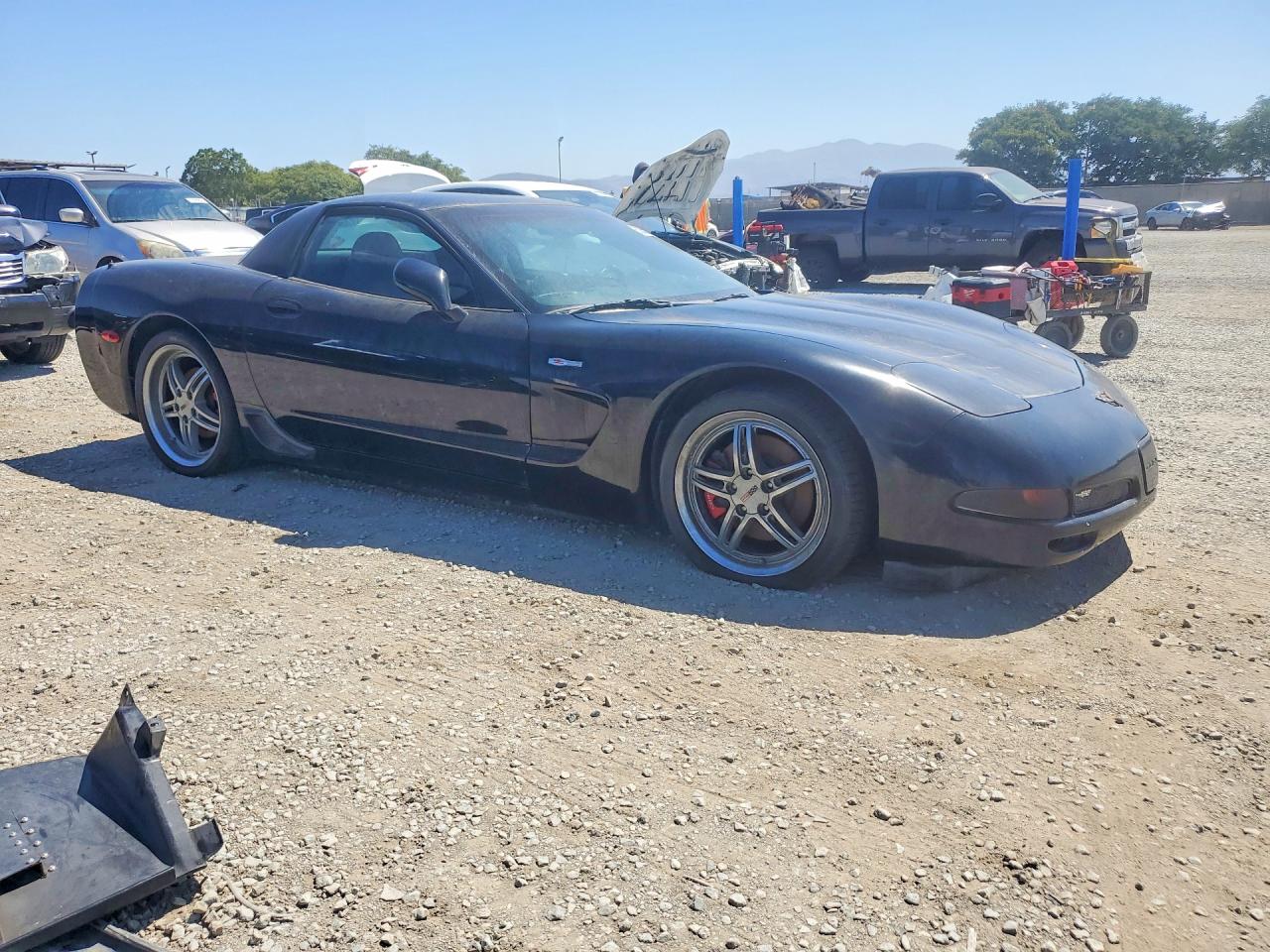 2002 Chevrolet Corvette Z06 Черный vin: 1G1YY12S025125675