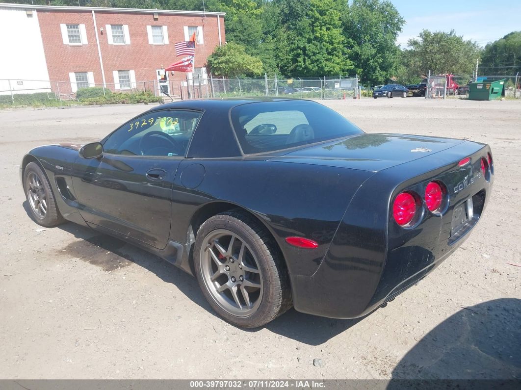 2003 Chevrolet Corvette Z06 Hardtop Black vin: 1G1YY12S135111141