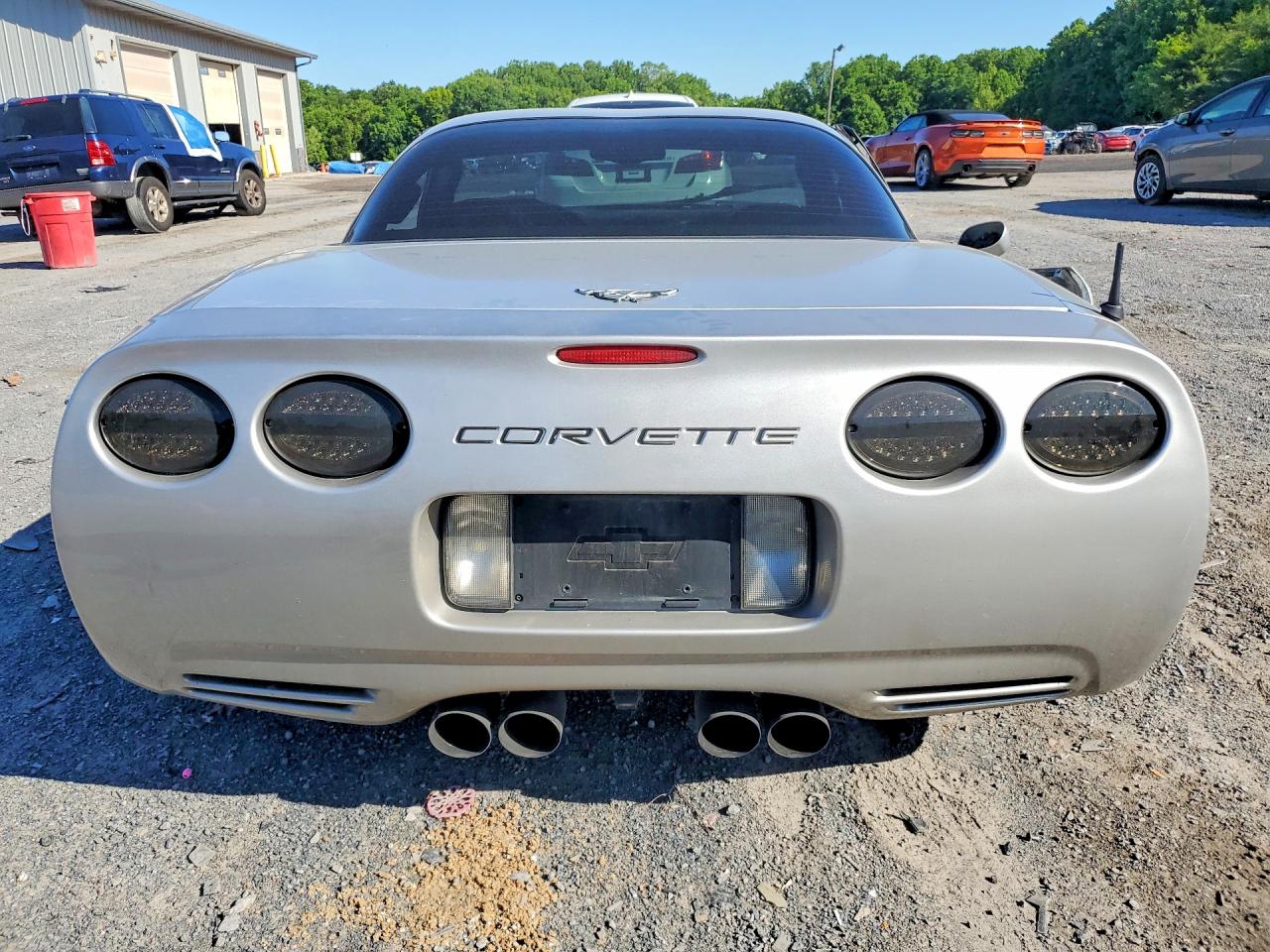 2003 Chevrolet Corvette Z06 Silver vin: 1G1YY12S135114850