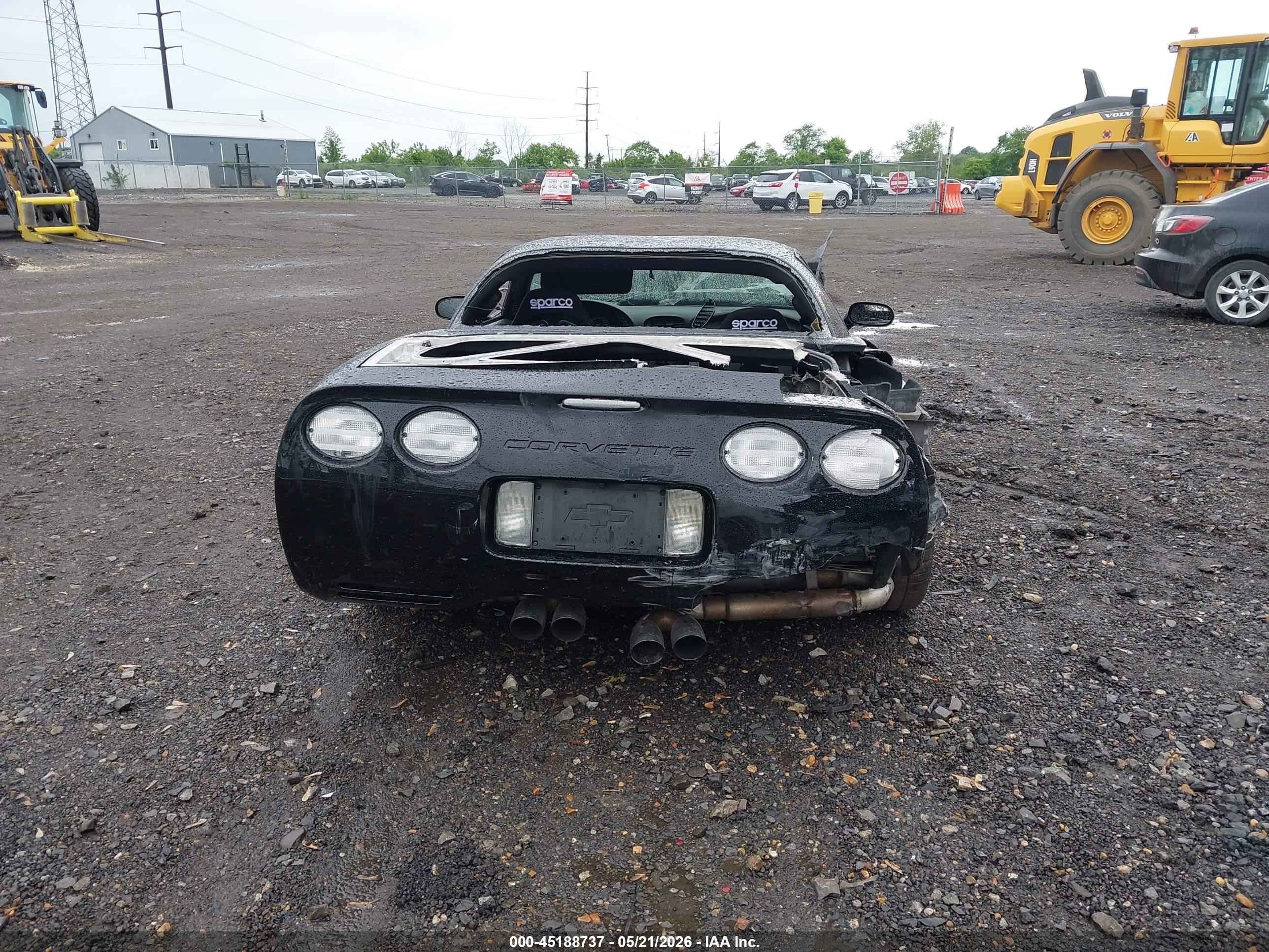 2003 Chevrolet Corvette Z06 Hardtop Black vin: 1G1YY12S235113738