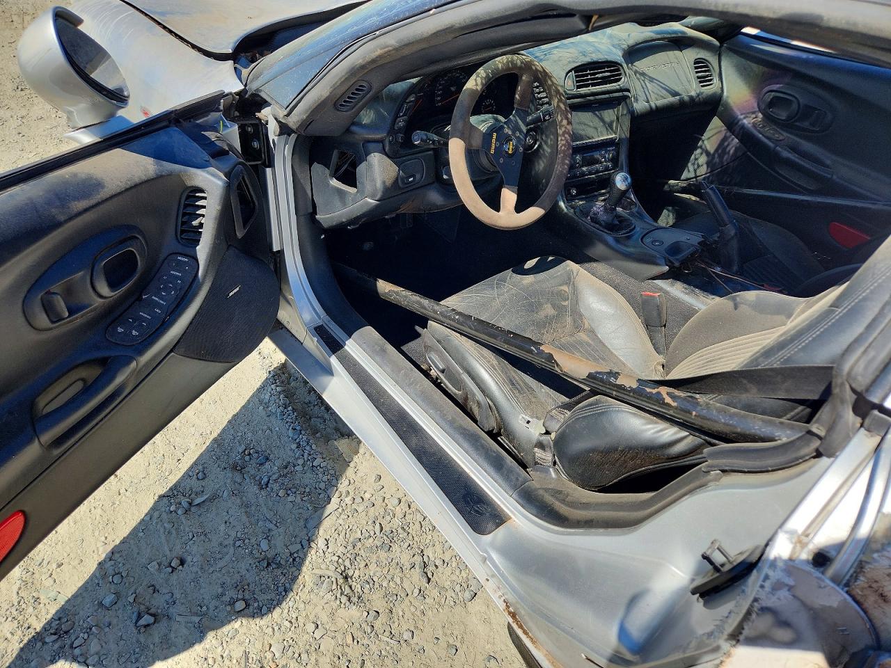2002 Chevrolet Corvette Z06 Silver vin: 1G1YY12S425120124