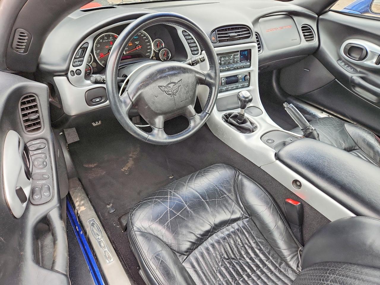 2004 Chevrolet Corvette Z06 Blue vin: 1G1YY12S545101925