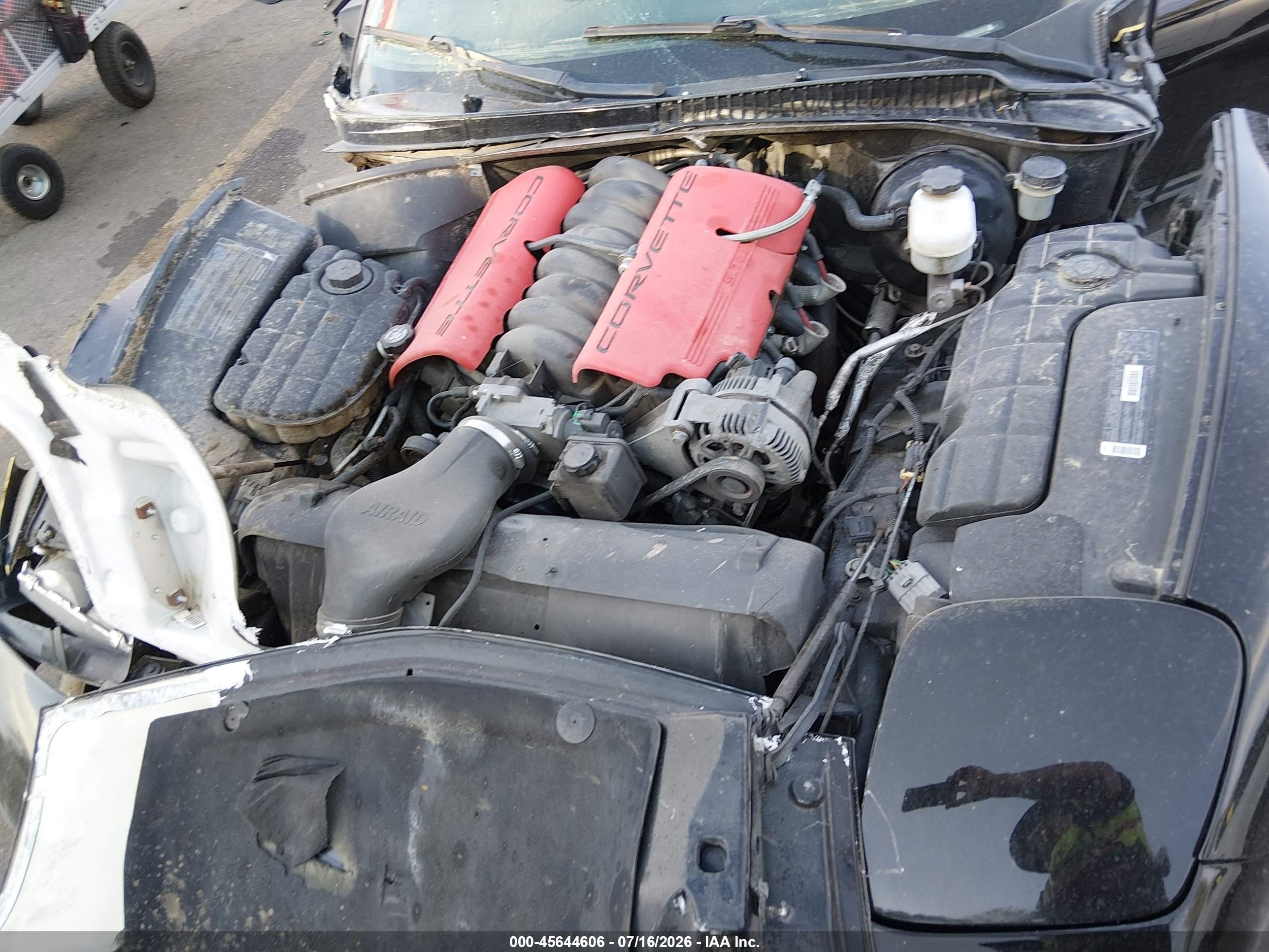 2001 Chevrolet Corvette Z06 Hardtop Черный vin: 1G1YY12S715123145
