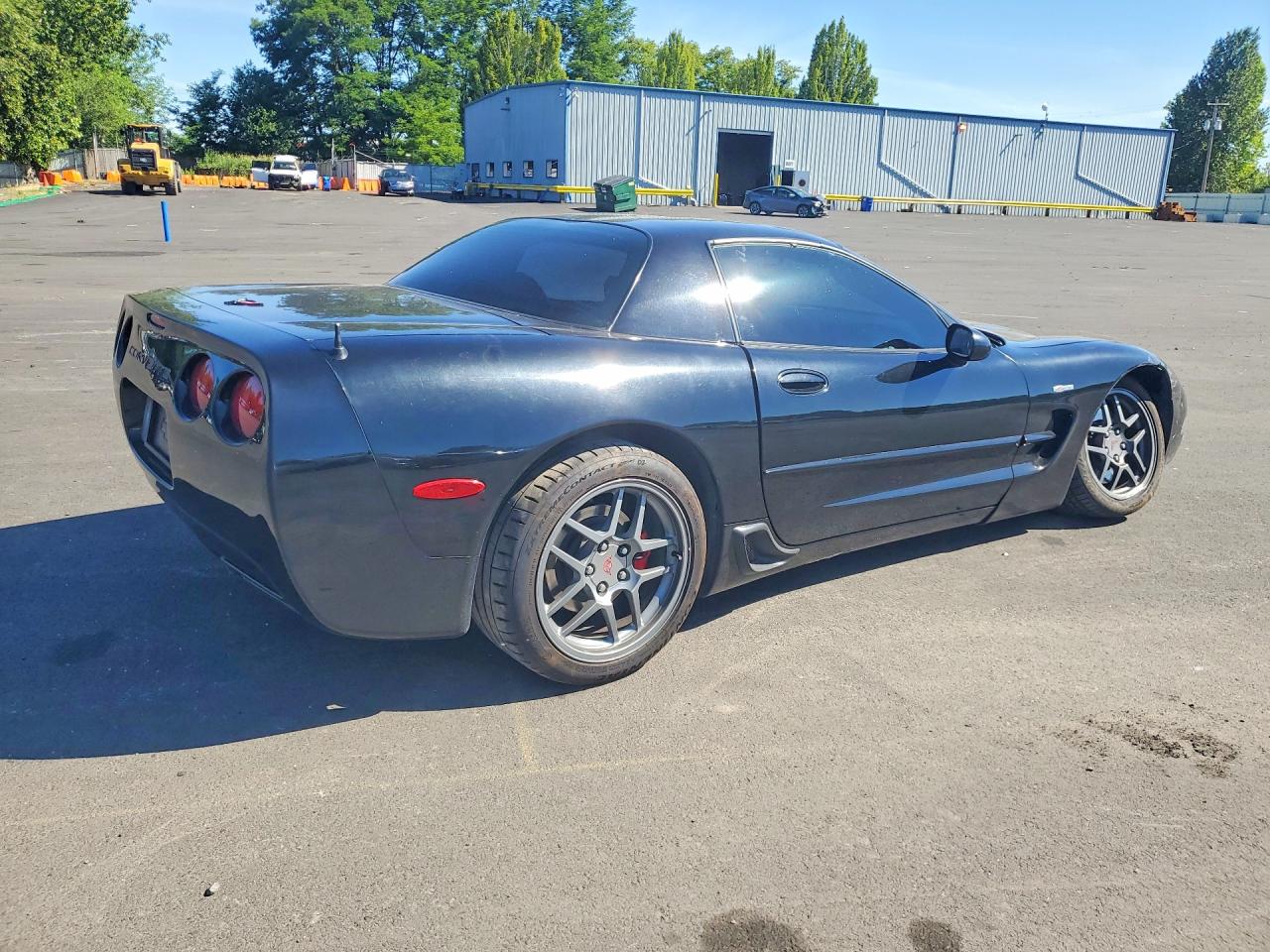 2004 Chevrolet Corvette Z06 Black vin: 1G1YY12S745105846