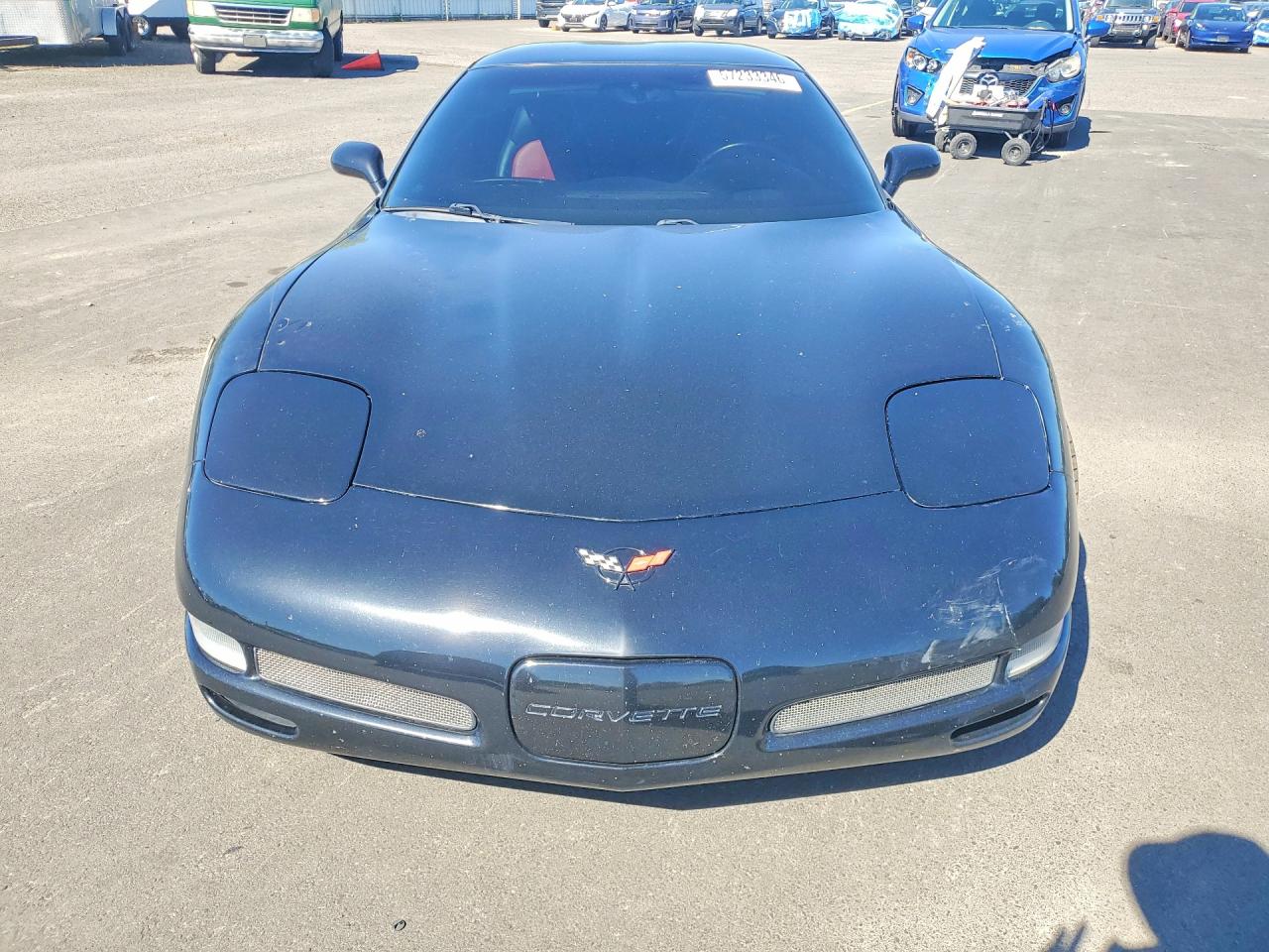 2004 Chevrolet Corvette Z06 Black vin: 1G1YY12S745105846
