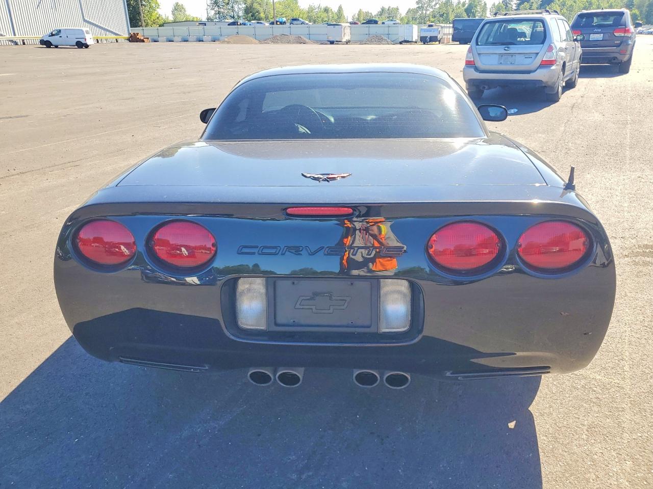 2004 Chevrolet Corvette Z06 Black vin: 1G1YY12S745105846
