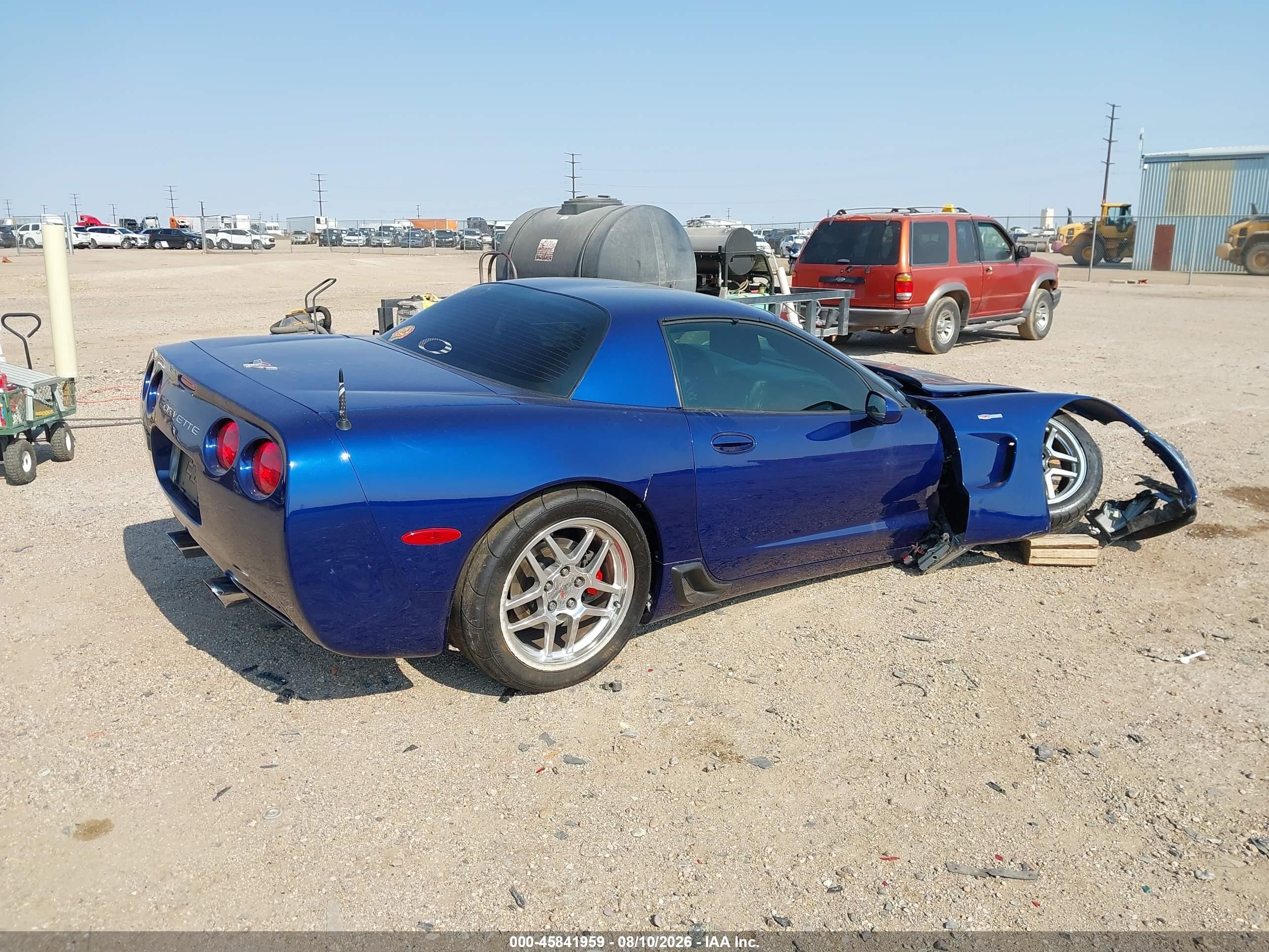 2004 Chevrolet Corvette Z06 Hardtop Blue vin: 1G1YY12S845100607