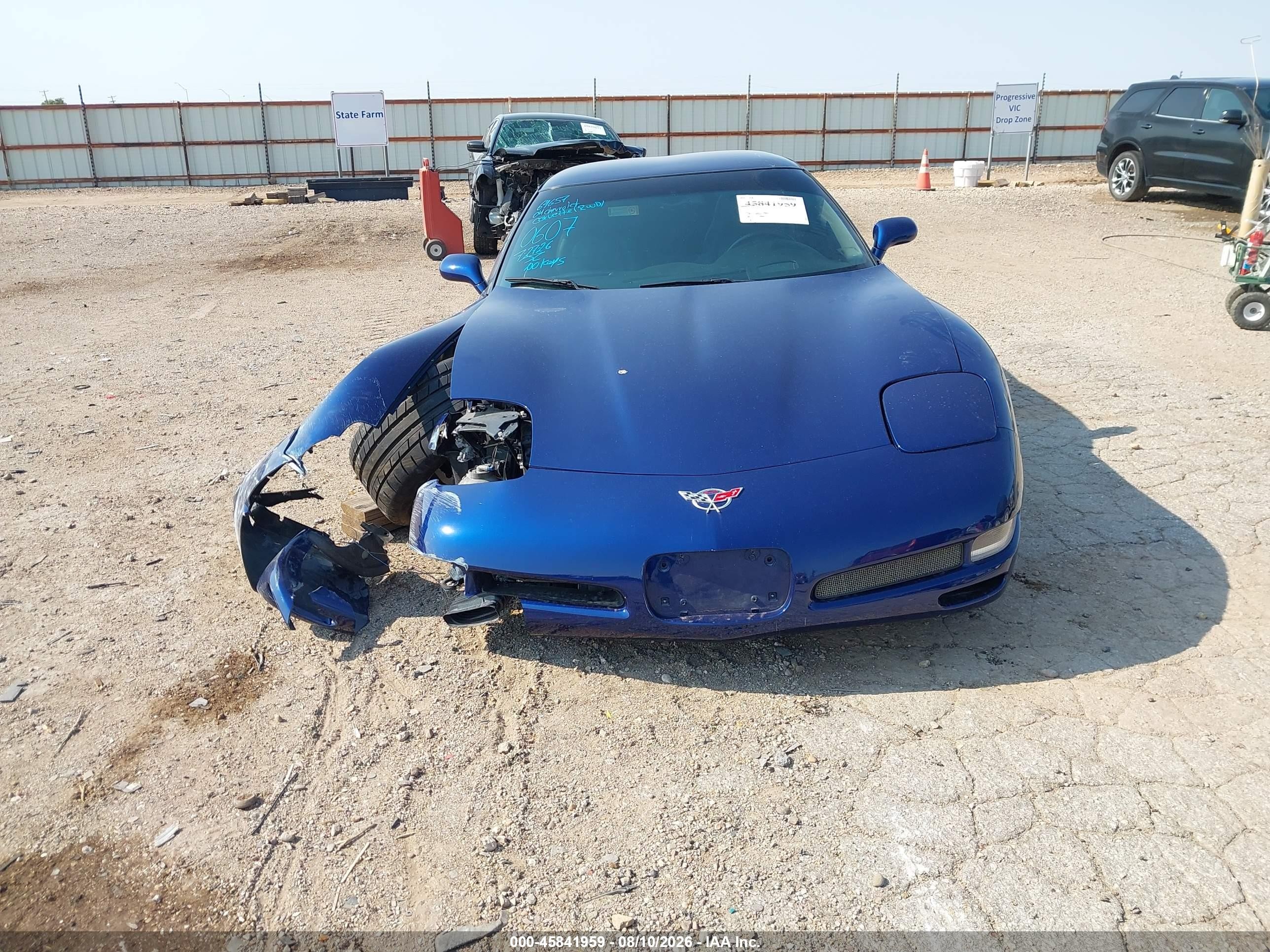 2004 Chevrolet Corvette Z06 Hardtop Blue vin: 1G1YY12S845100607