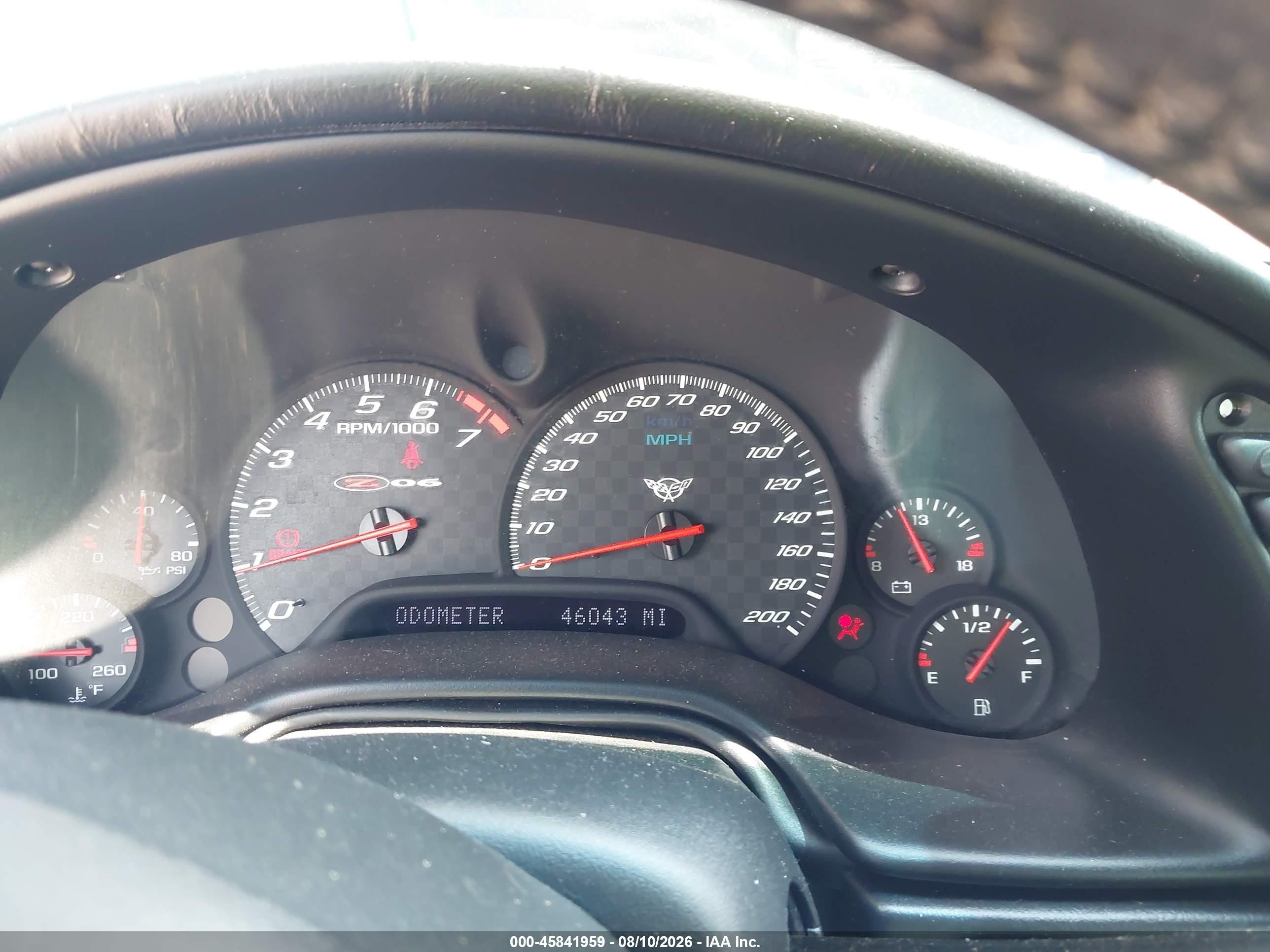 2004 Chevrolet Corvette Z06 Hardtop Blue vin: 1G1YY12S845100607