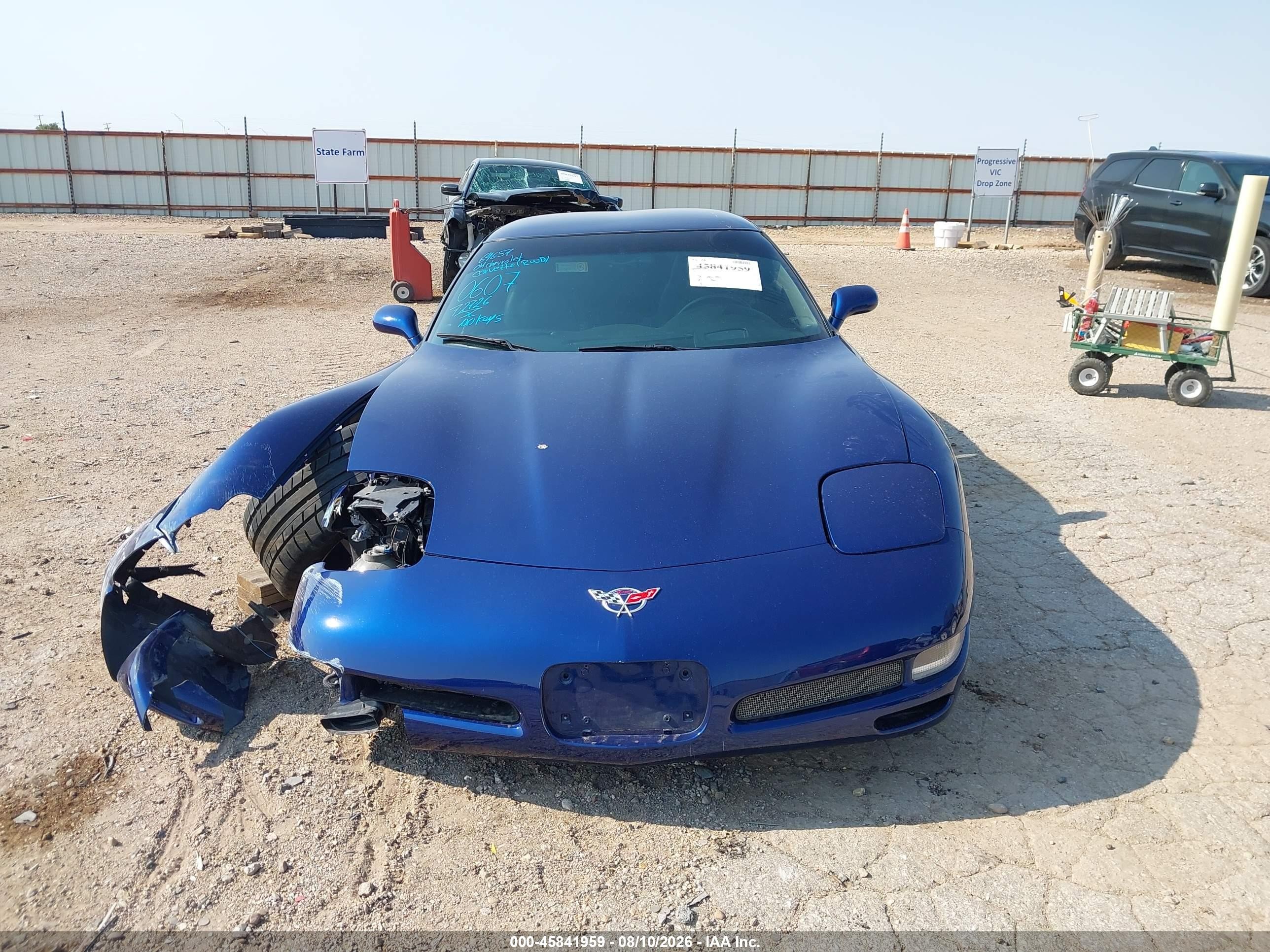 2004 Chevrolet Corvette Z06 Hardtop Blue vin: 1G1YY12S845100607