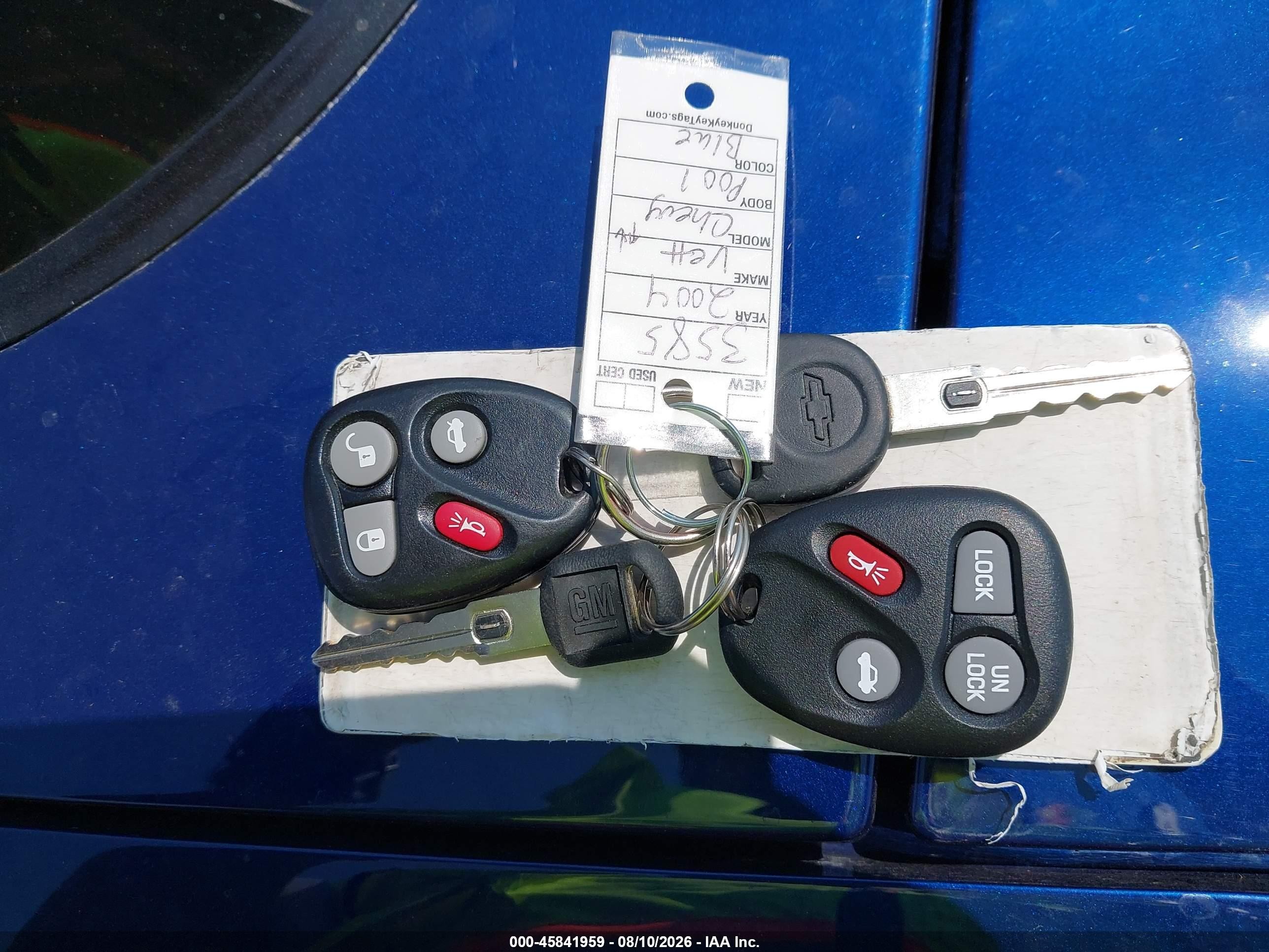 2004 Chevrolet Corvette Z06 Hardtop Blue vin: 1G1YY12S845100607