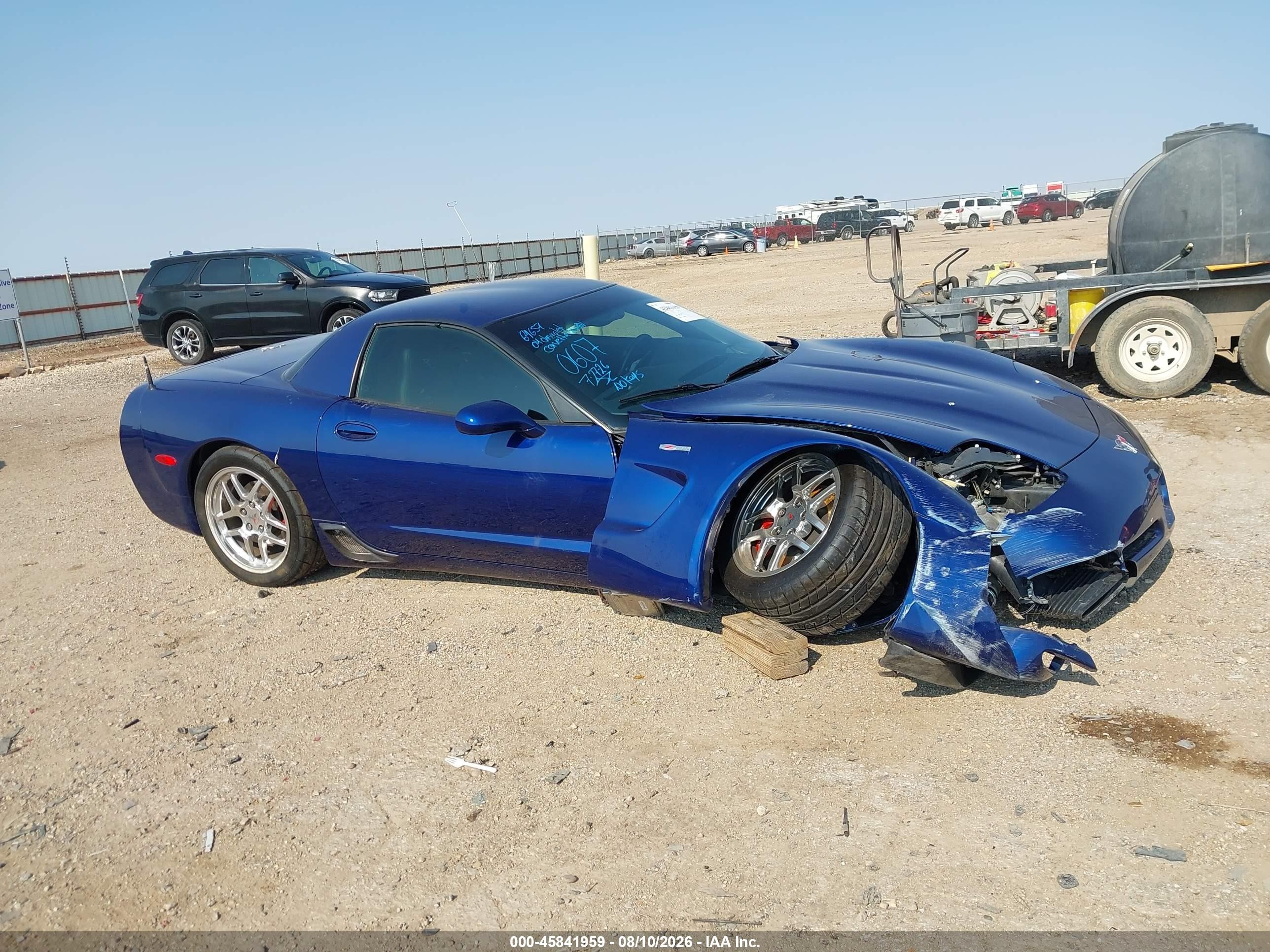 2004 Chevrolet Corvette Z06 Hardtop Blue vin: 1G1YY12S845100607