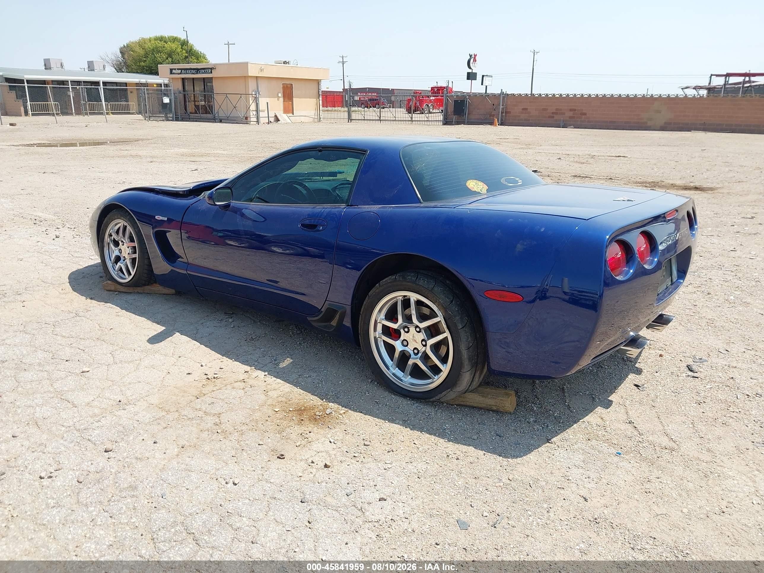 2004 Chevrolet Corvette Z06 Hardtop Blue vin: 1G1YY12S845100607