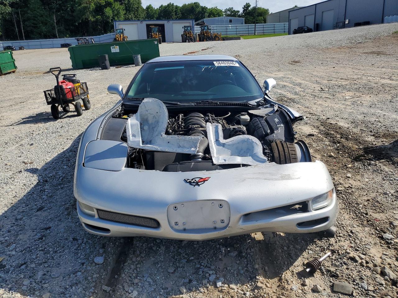 2001 Chevrolet Corvette Gray vin: 1G1YY12SX15116156