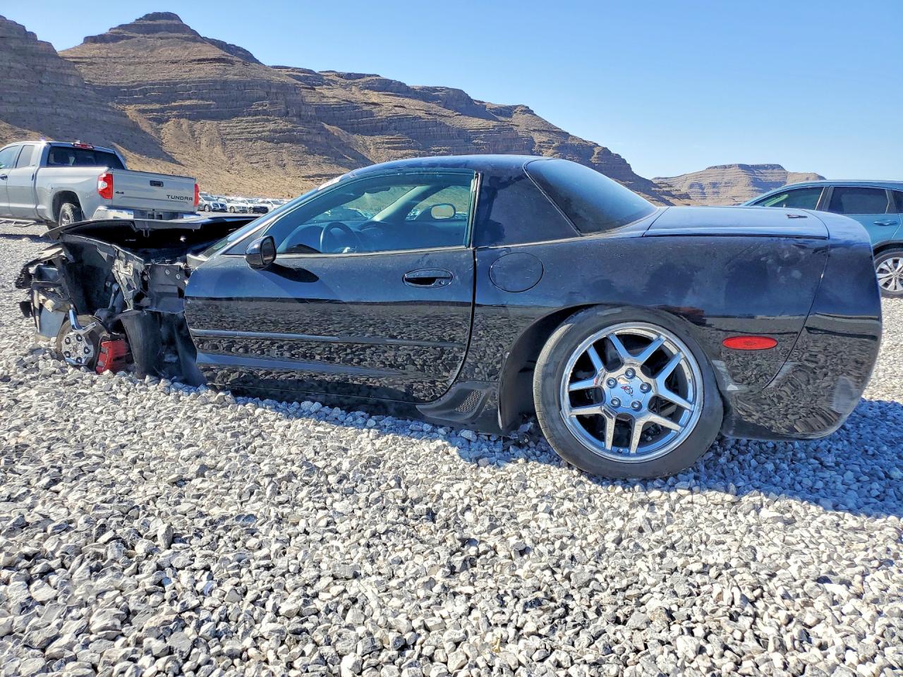 2002 Chevrolet Corvette Z06 Black vin: 1G1YY12SX25113260