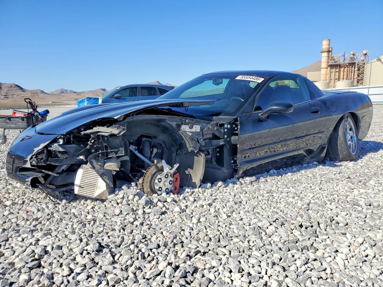 2002 Chevrolet Corvette Z06 Black vin: 1G1YY12SX25113260