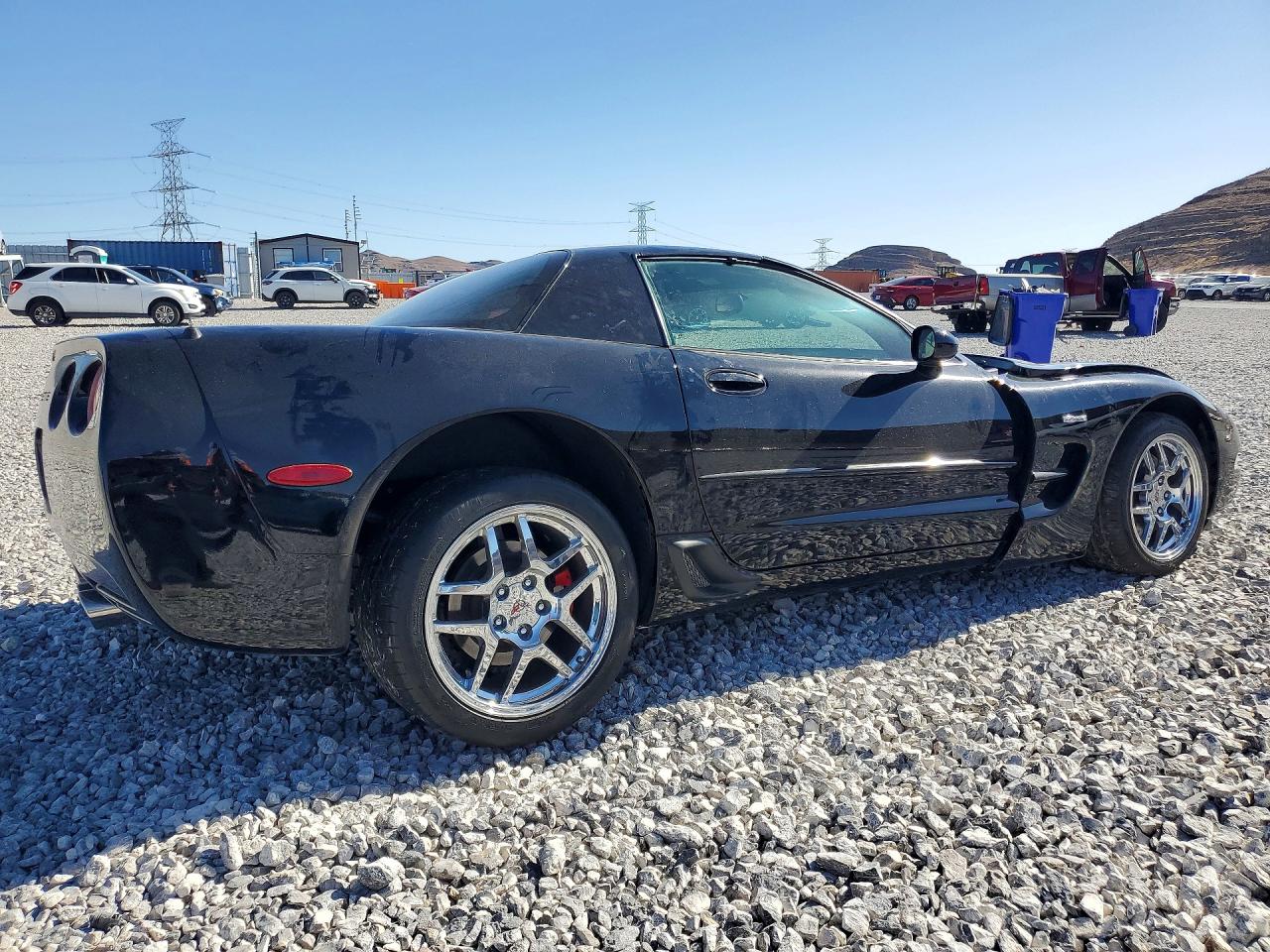 2002 Chevrolet Corvette Z06 Black vin: 1G1YY12SX25113260