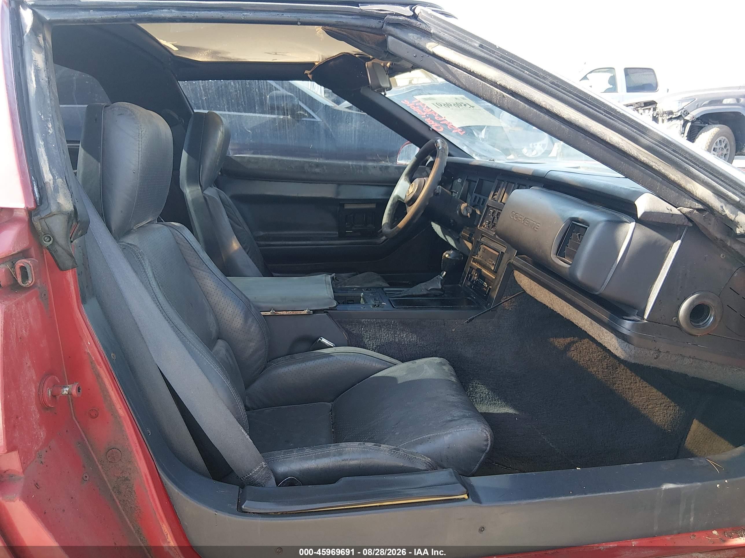 1987 Chevrolet Corvette   Red vin: 1G1YY2180H5108587