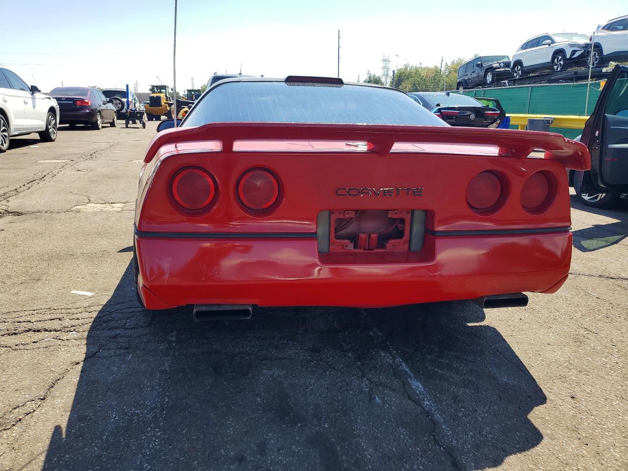 1987 Chevrolet Corvette Red vin: 1G1YY2180H5112185