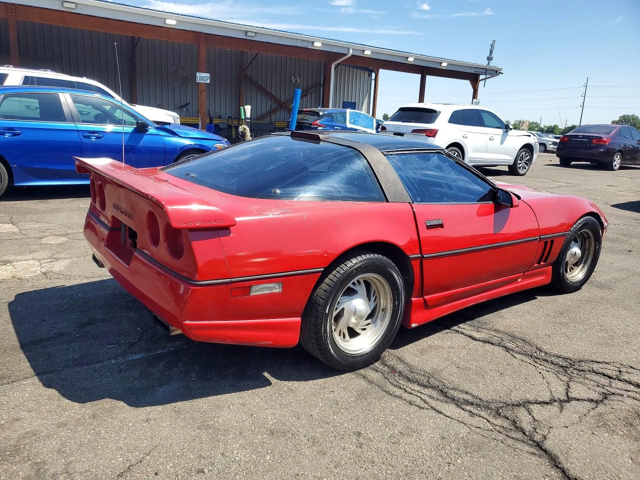 1987 Chevrolet Corvette Red vin: 1G1YY2180H5112185
