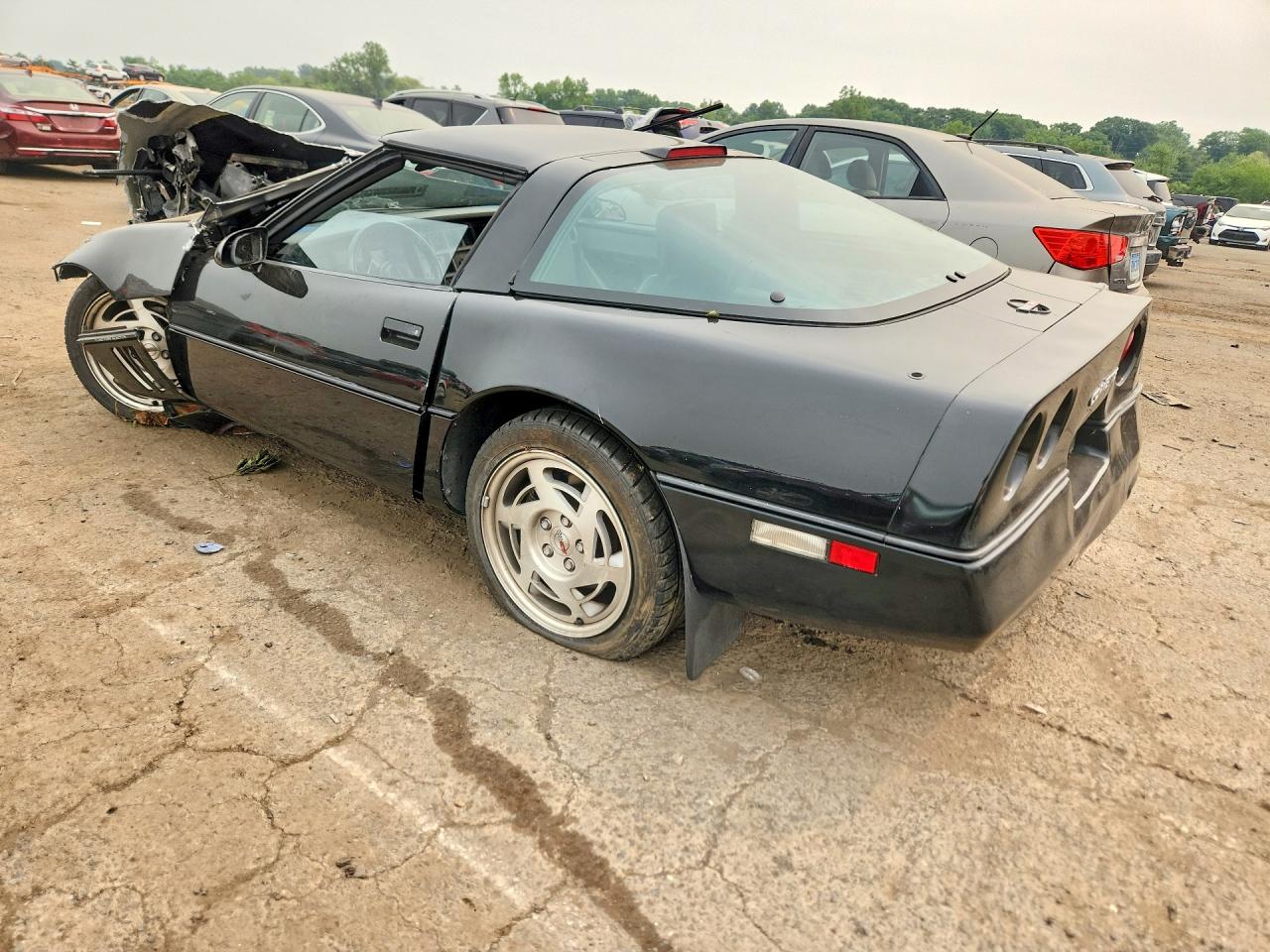 1988 Chevrolet Corvette Black vin: 1G1YY2180J5111236