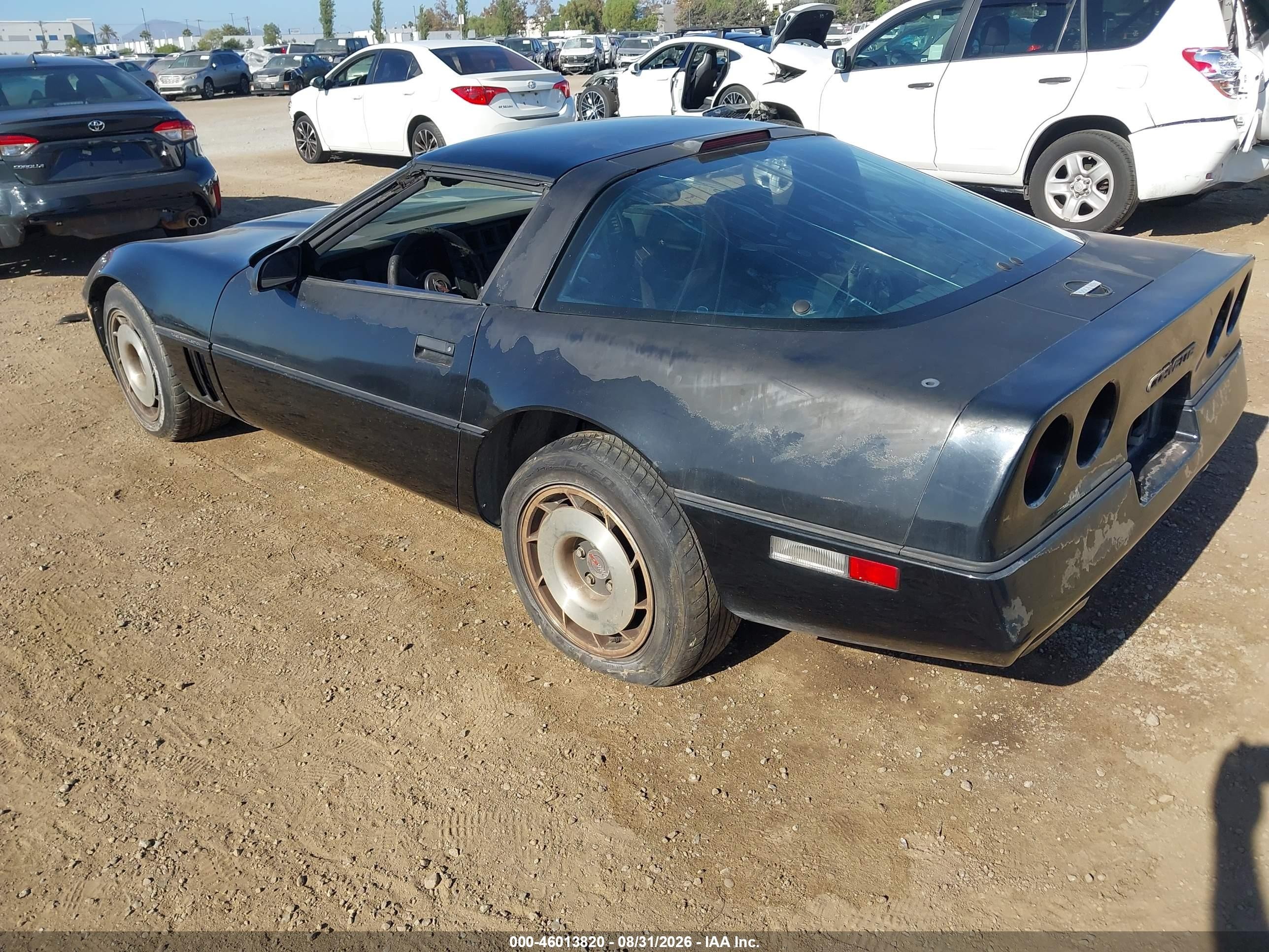 1987 Chevrolet Corvette   Black vin: 1G1YY2181H5106122