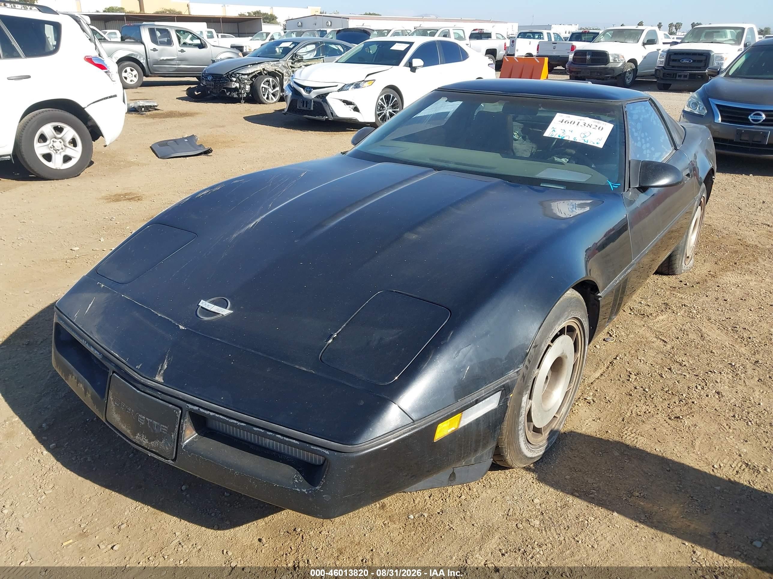 1987 Chevrolet Corvette   Black vin: 1G1YY2181H5106122