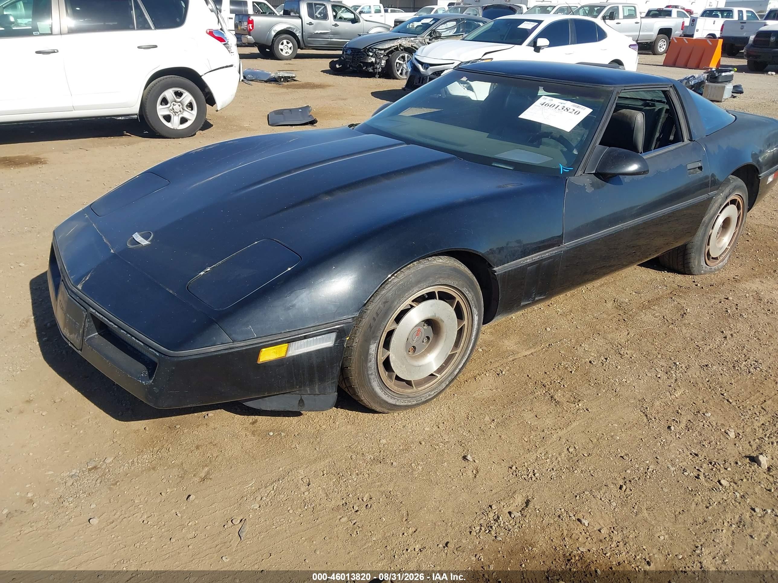1987 Chevrolet Corvette   Black vin: 1G1YY2181H5106122