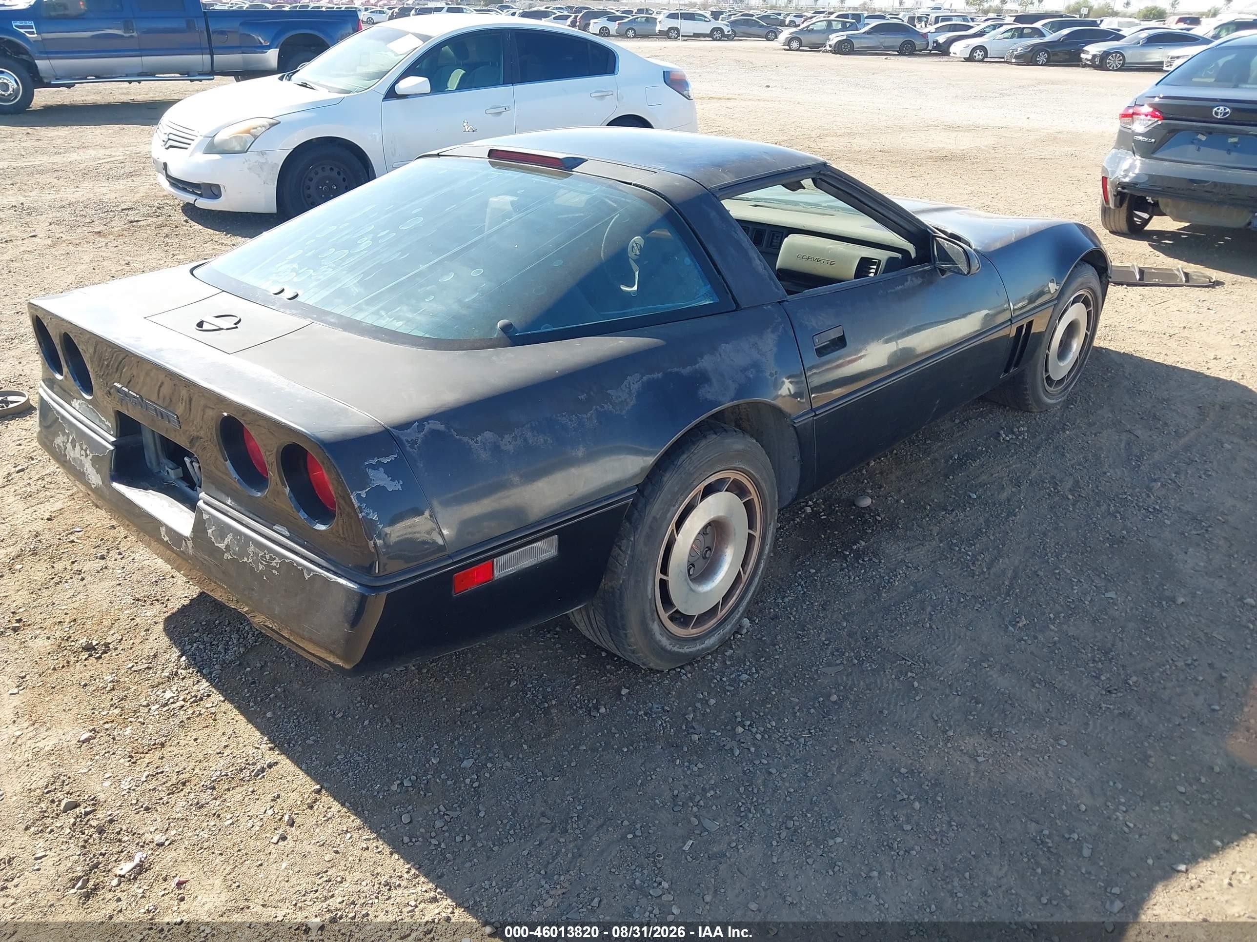 1987 Chevrolet Corvette   Black vin: 1G1YY2181H5106122