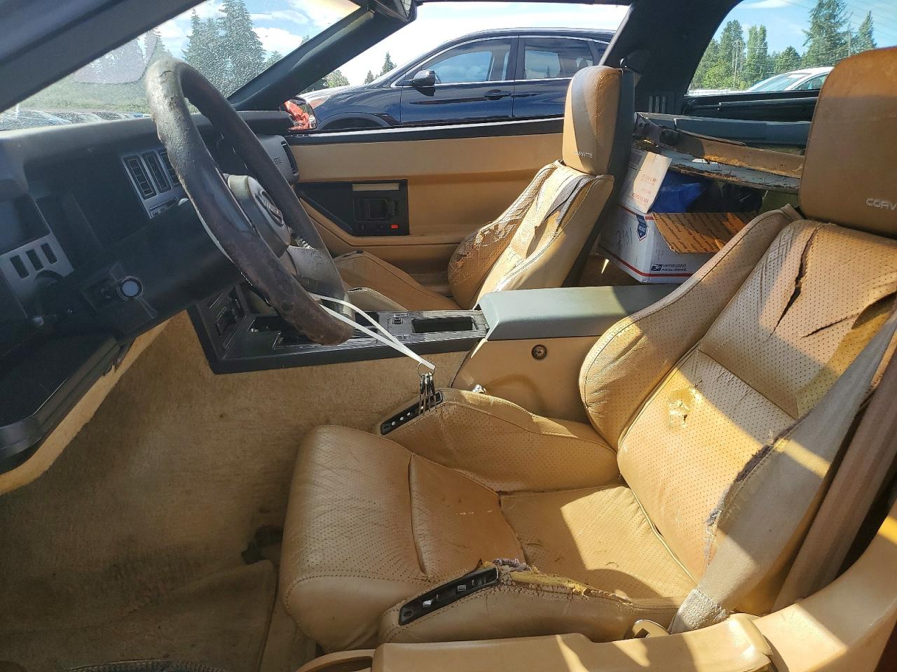 1987 Chevrolet Corvette Maroon vin: 1G1YY2181H5114950
