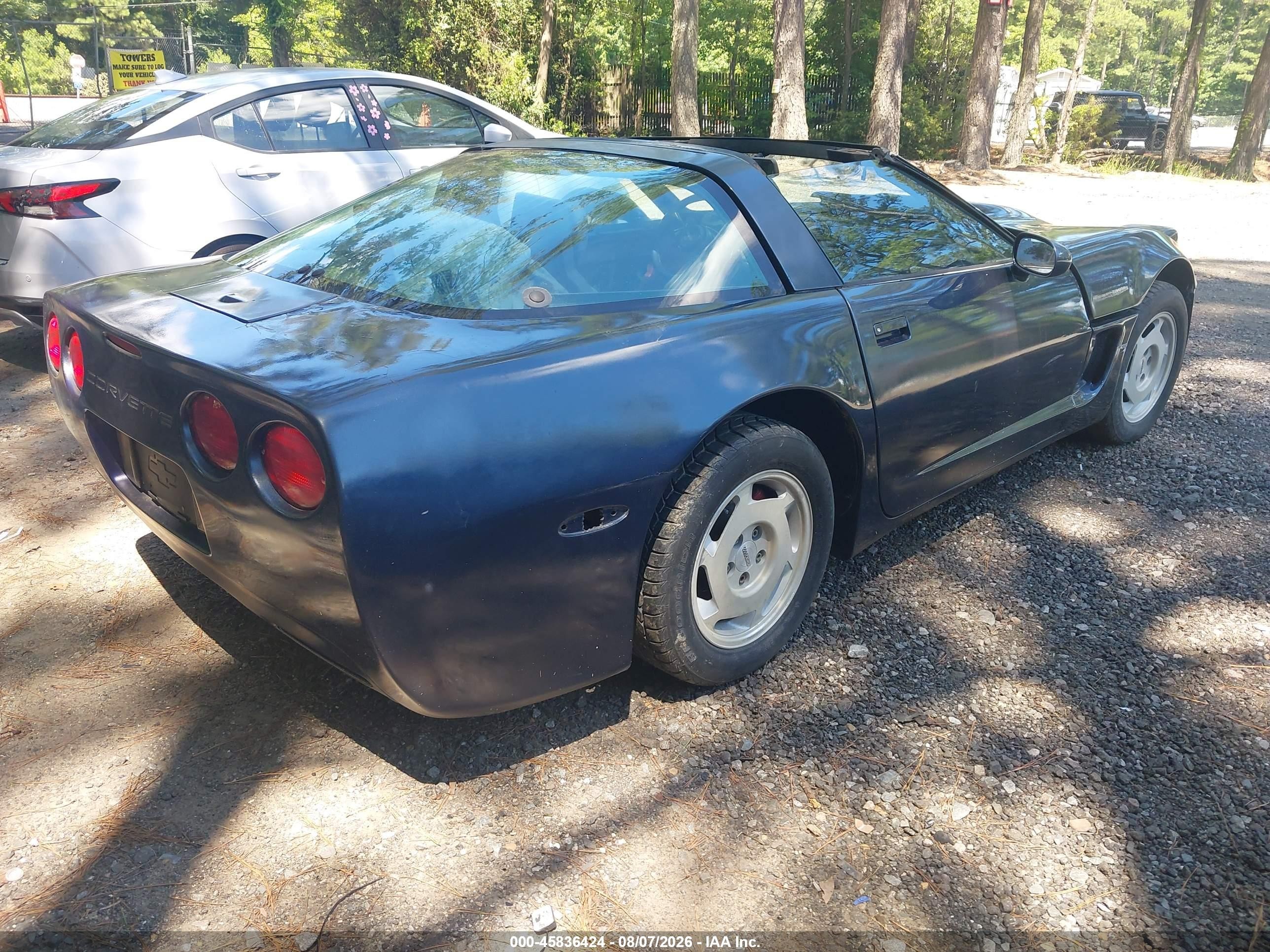 1988 Chevrolet Corvette Dark Blue vin: 1G1YY2181J5117885