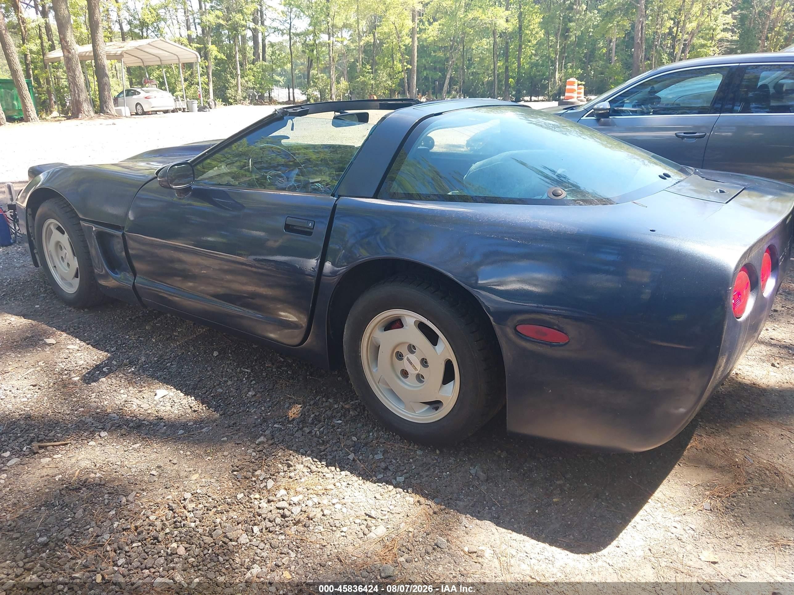 1988 Chevrolet Corvette Dark Blue vin: 1G1YY2181J5117885