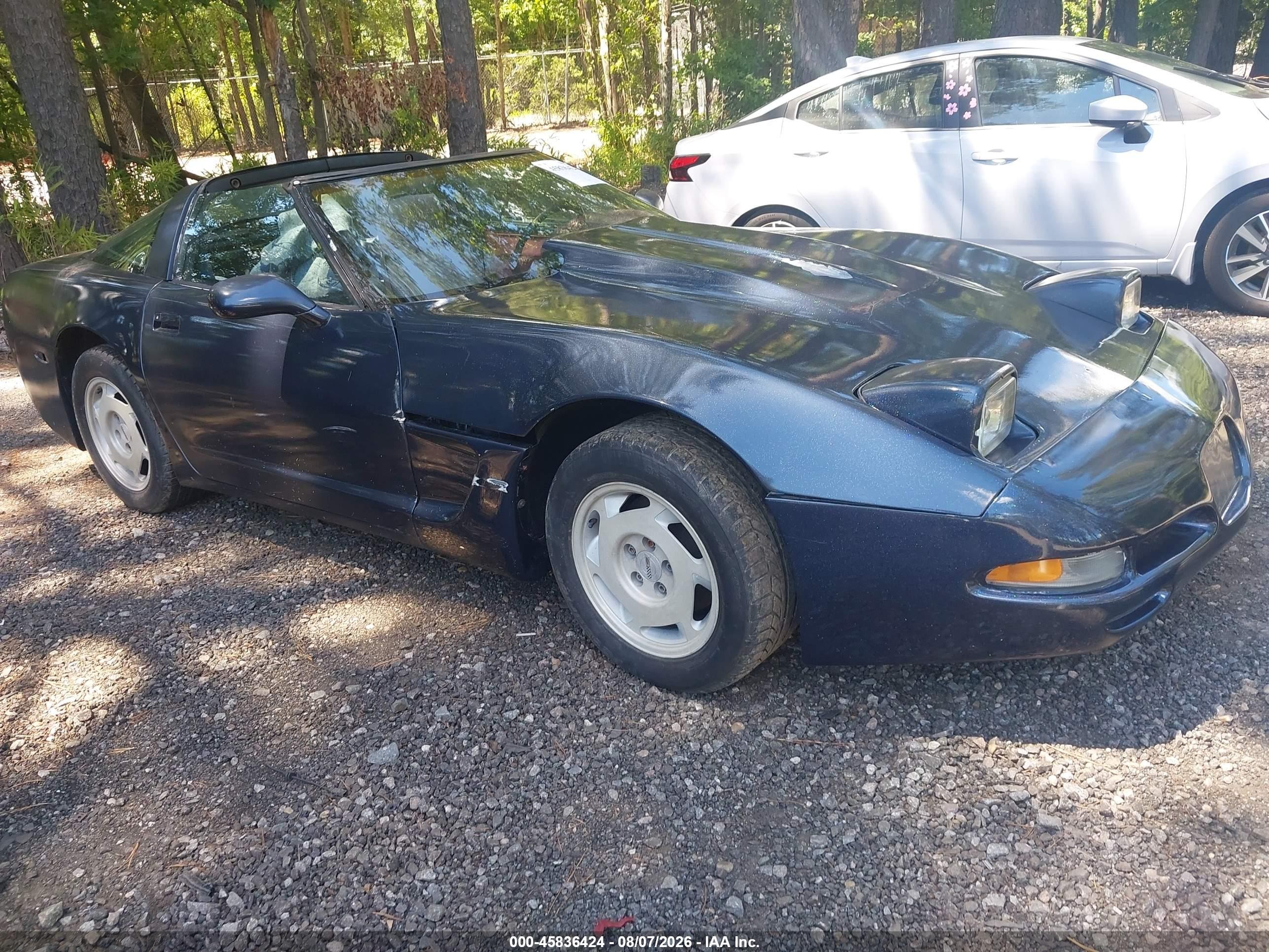 1988 Chevrolet Corvette Dark Blue vin: 1G1YY2181J5117885