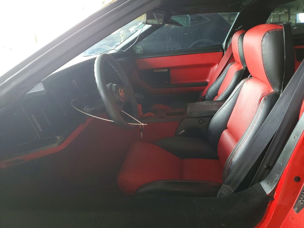 1988 Chevrolet Corvette Red vin: 1G1YY2182J5104580