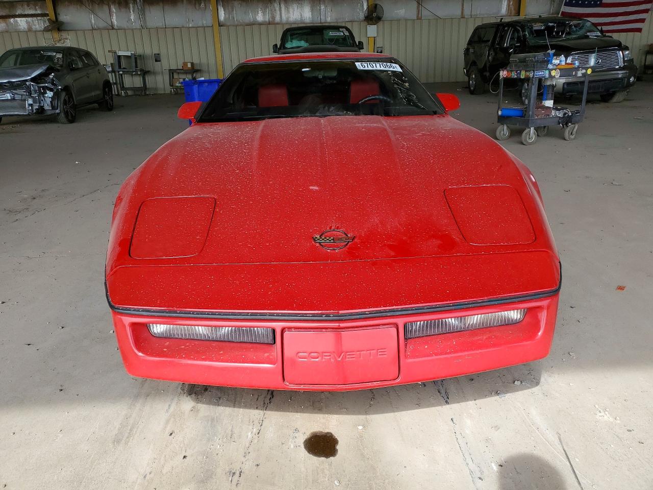 1988 Chevrolet Corvette Red vin: 1G1YY2182J5104580