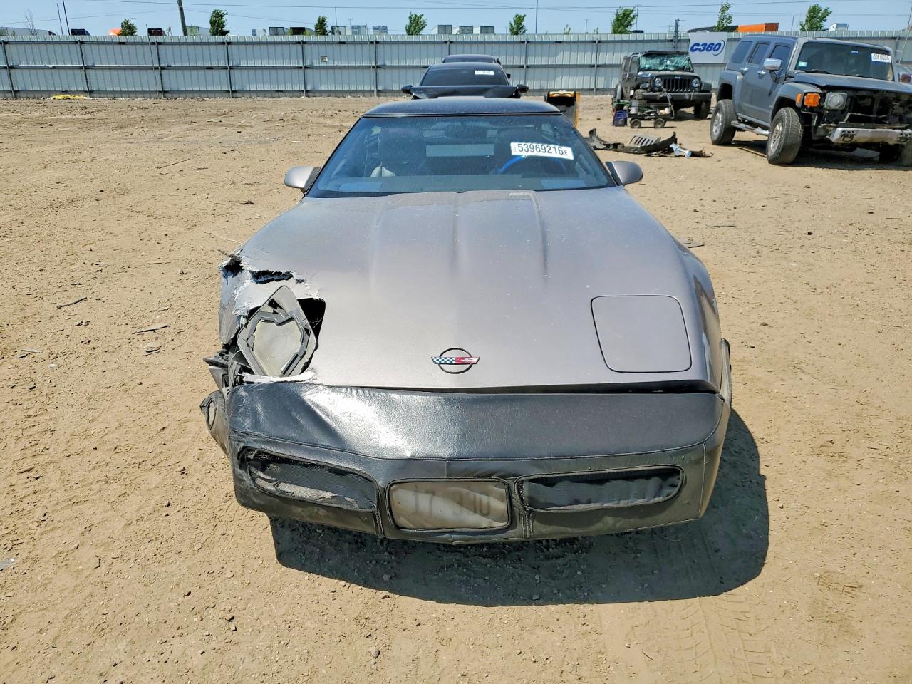 1989 Chevrolet Corvette Gray vin: 1G1YY2182K5103284