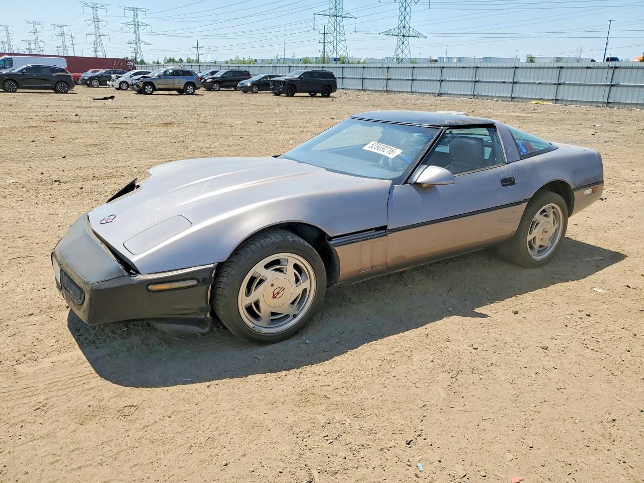1989 Chevrolet Corvette Gray vin: 1G1YY2182K5103284