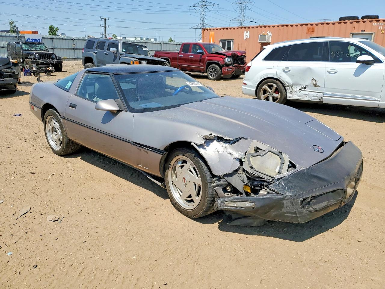 1989 Chevrolet Corvette Gray vin: 1G1YY2182K5103284