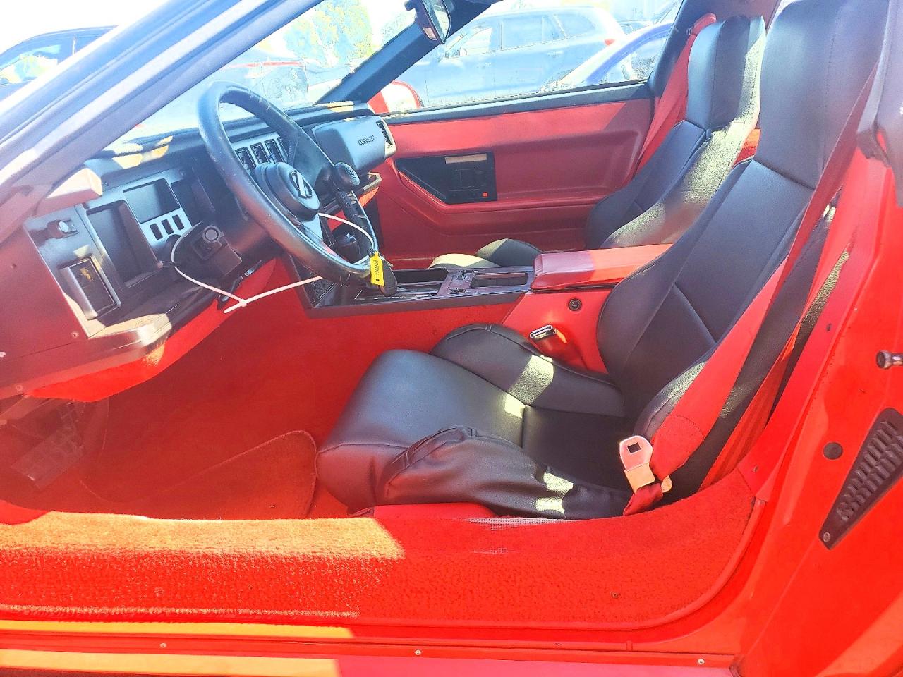 1989 Chevrolet Corvette Red vin: 1G1YY2182K5118867