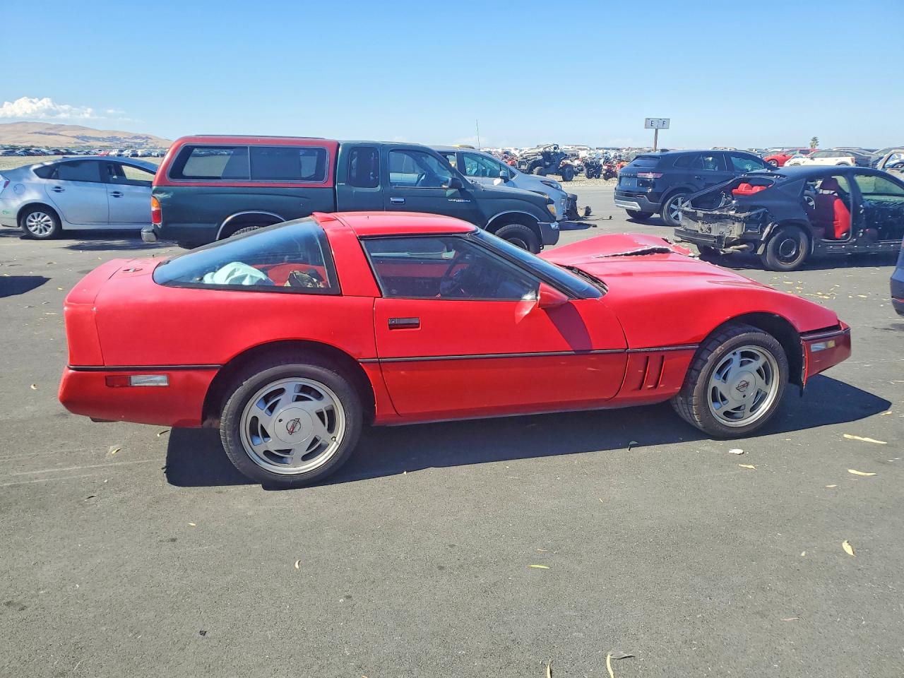 1989 Chevrolet Corvette Red vin: 1G1YY2182K5118867