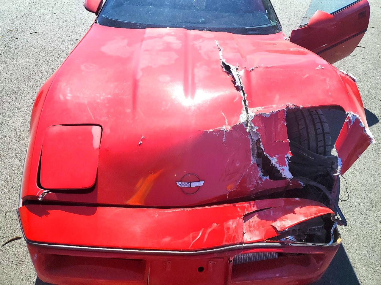1989 Chevrolet Corvette Red vin: 1G1YY2182K5118867