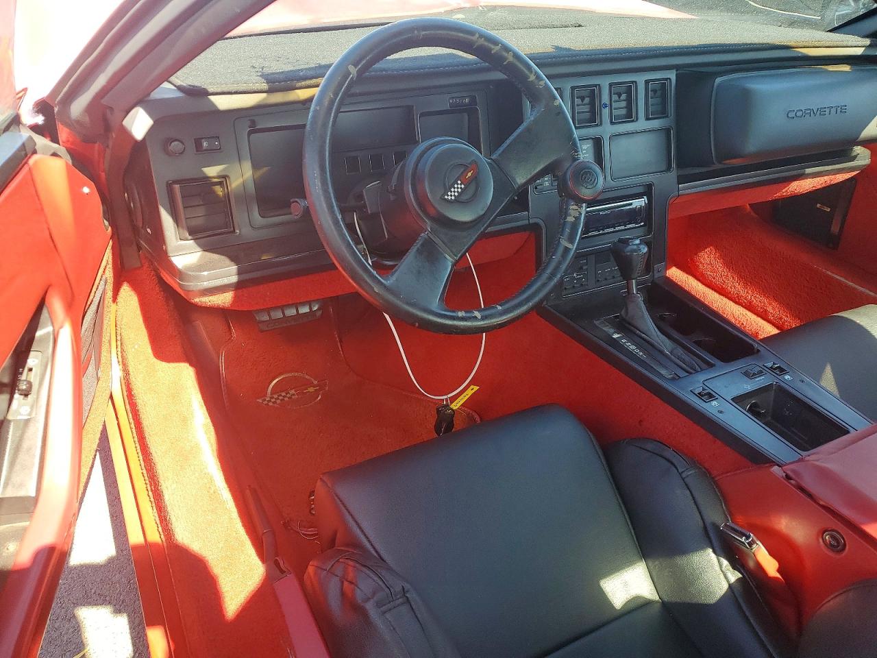 1989 Chevrolet Corvette Red vin: 1G1YY2182K5118867