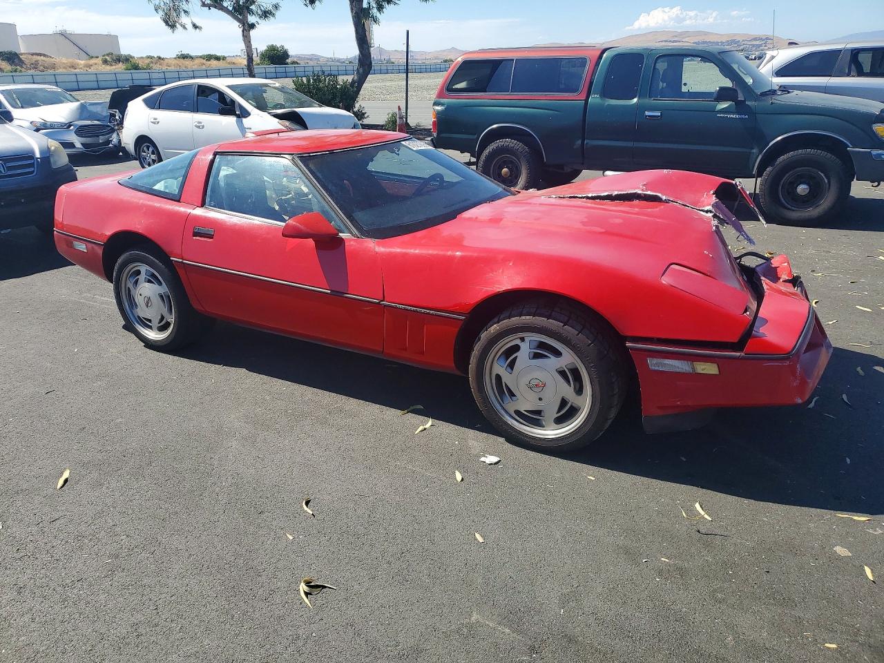 1989 Chevrolet Corvette Red vin: 1G1YY2182K5118867