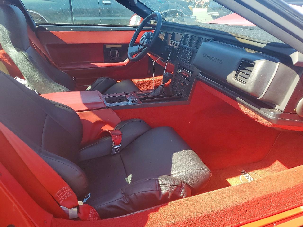 1989 Chevrolet Corvette Red vin: 1G1YY2182K5118867