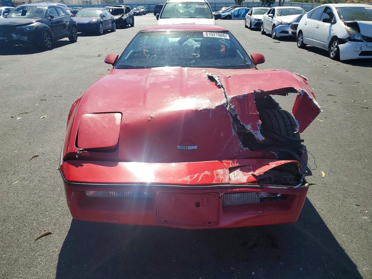 1989 Chevrolet Corvette Red vin: 1G1YY2182K5118867