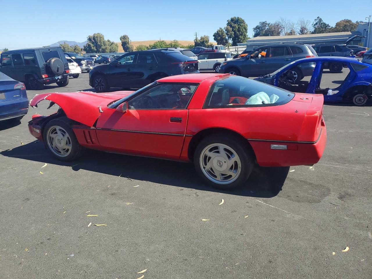 1989 Chevrolet Corvette Red vin: 1G1YY2182K5118867